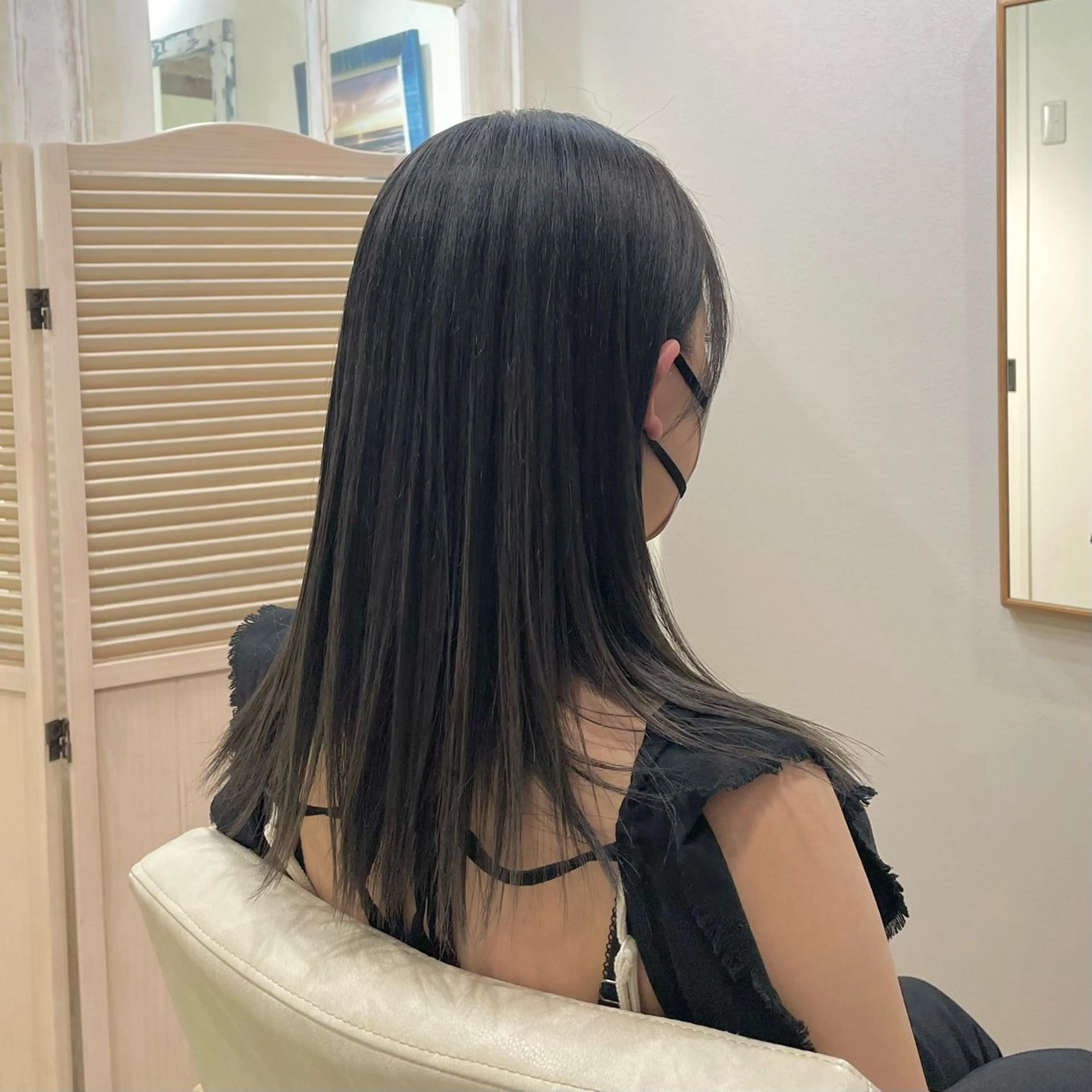 ミディアム カラー 関野 大悟のヘアスタイル