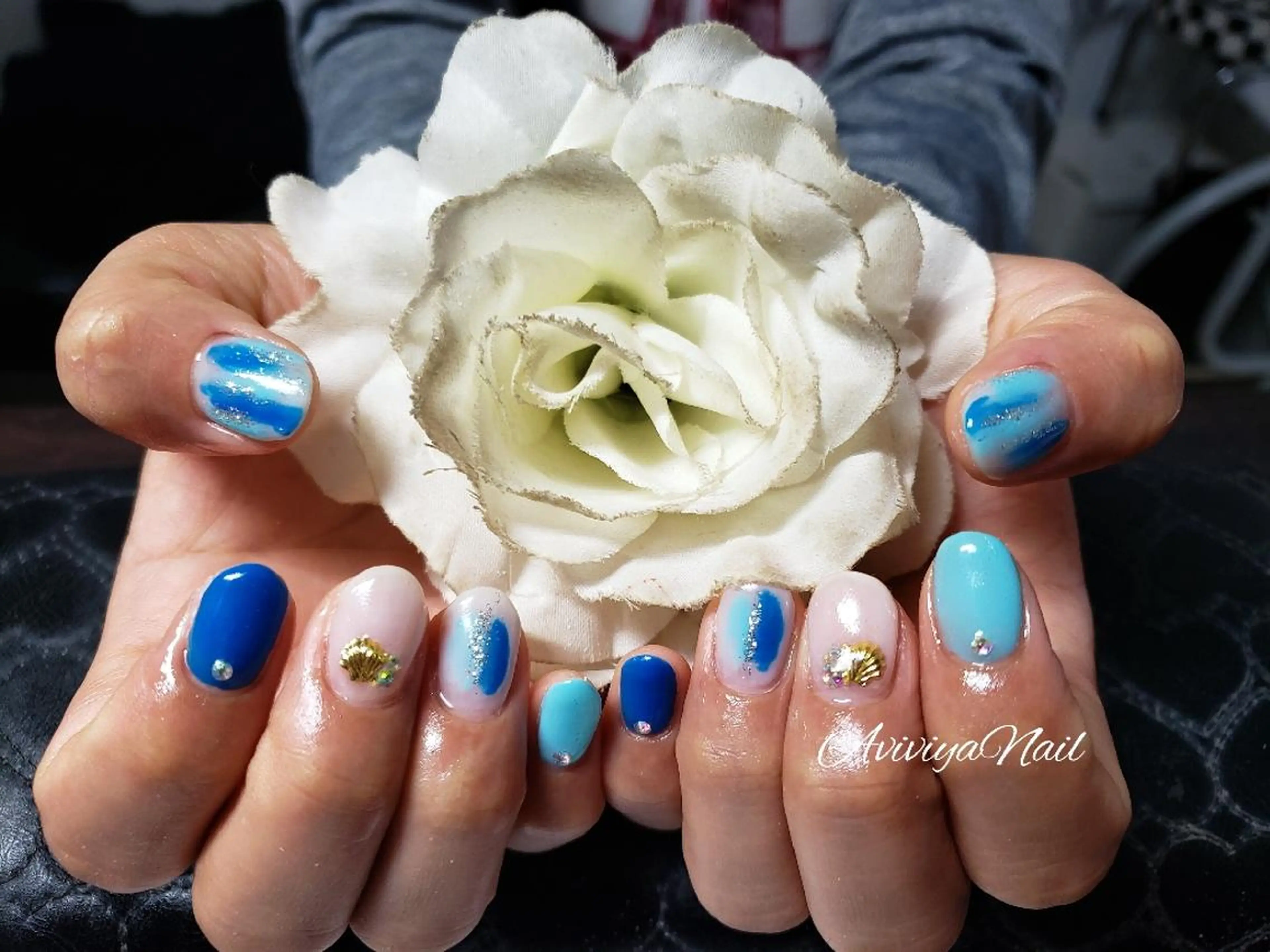 ネイル ニュアンスネイル AviviyaNail所属・kubo ayaのネイルデザイン