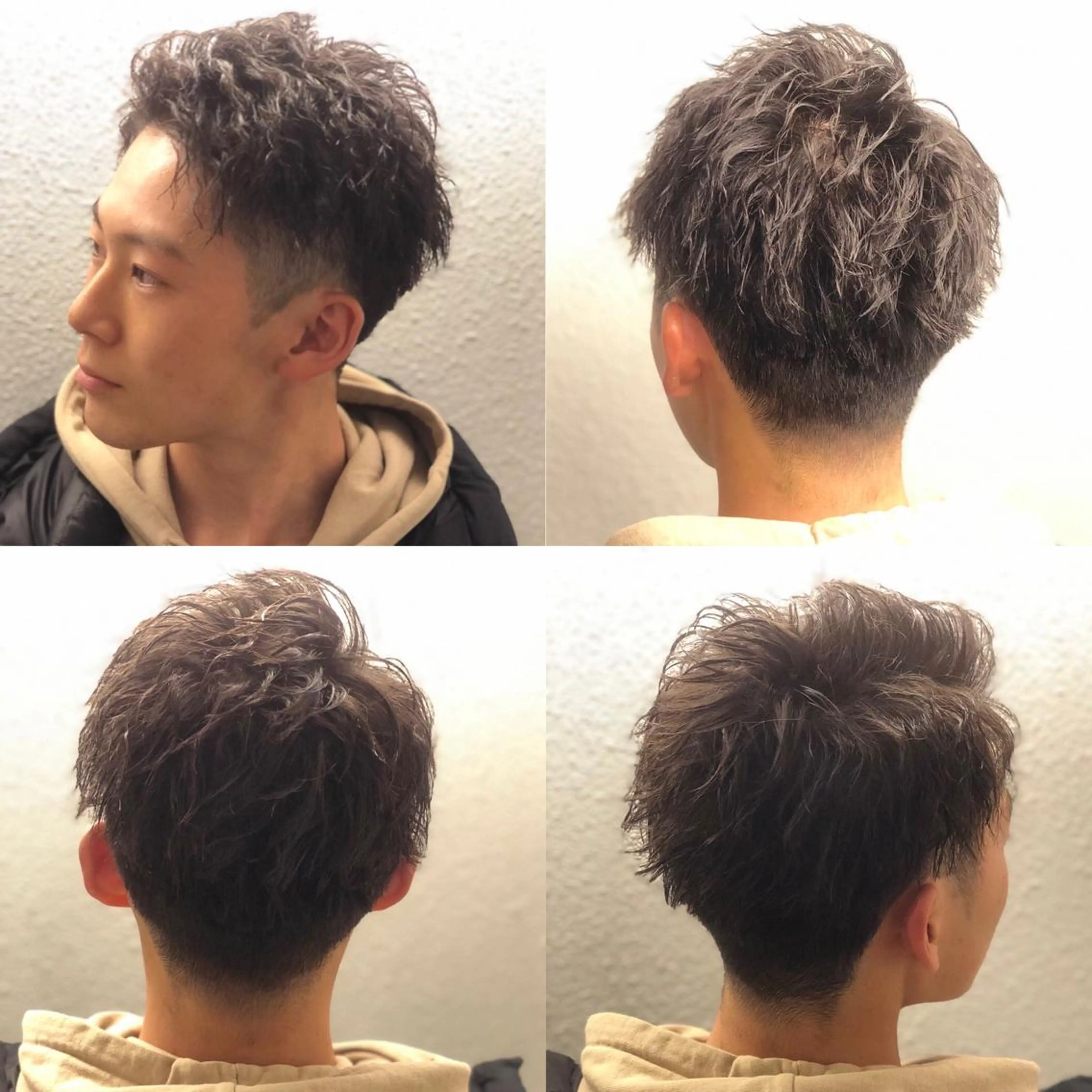 ミディアム パーマ ヘアアレンジ メンズ 萩原 勇樹のヘアスタイル