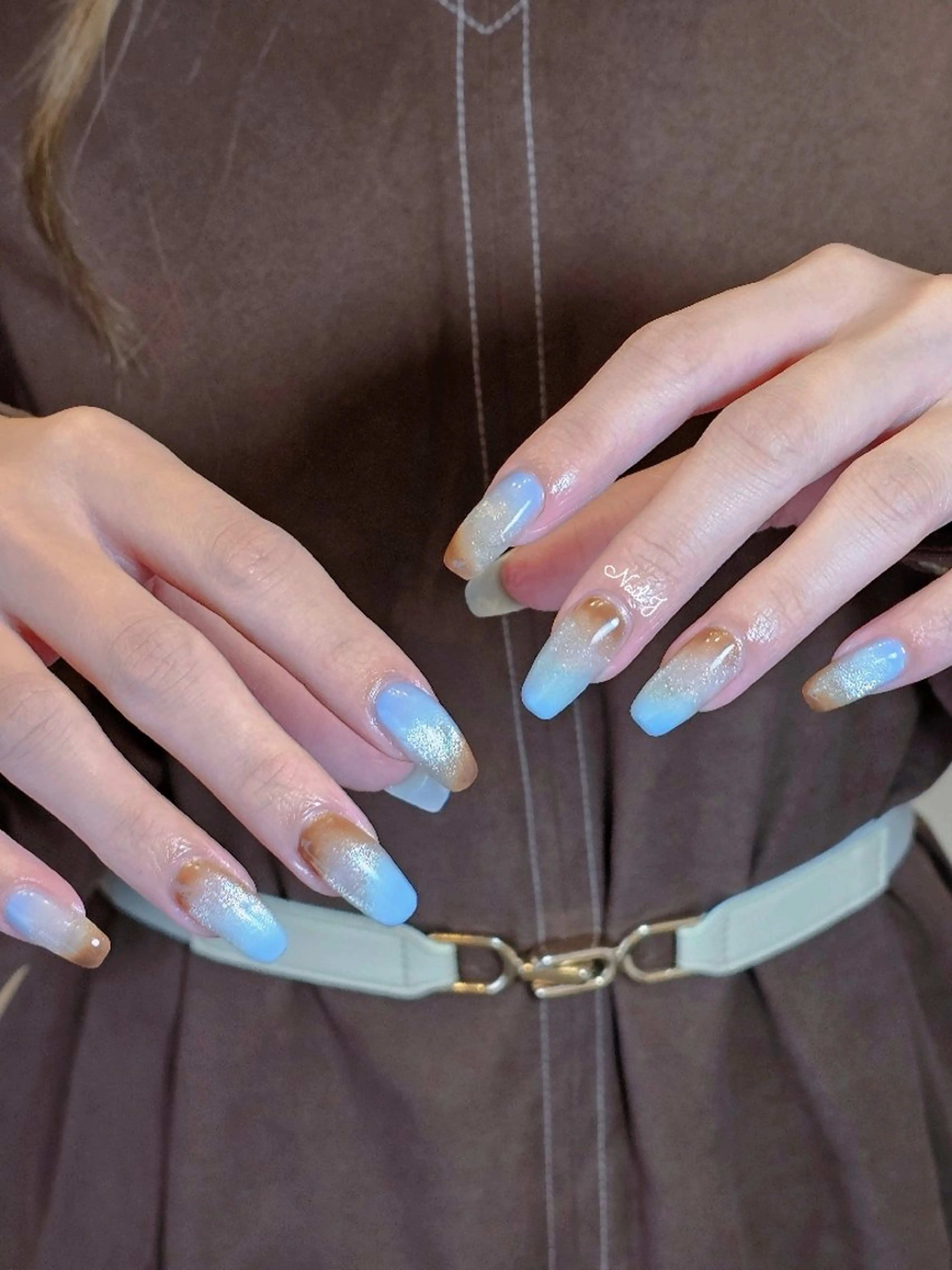 ネイル 韓国ネイル 冬ネイル ハンドネイル Nail Jのネイルデザイン