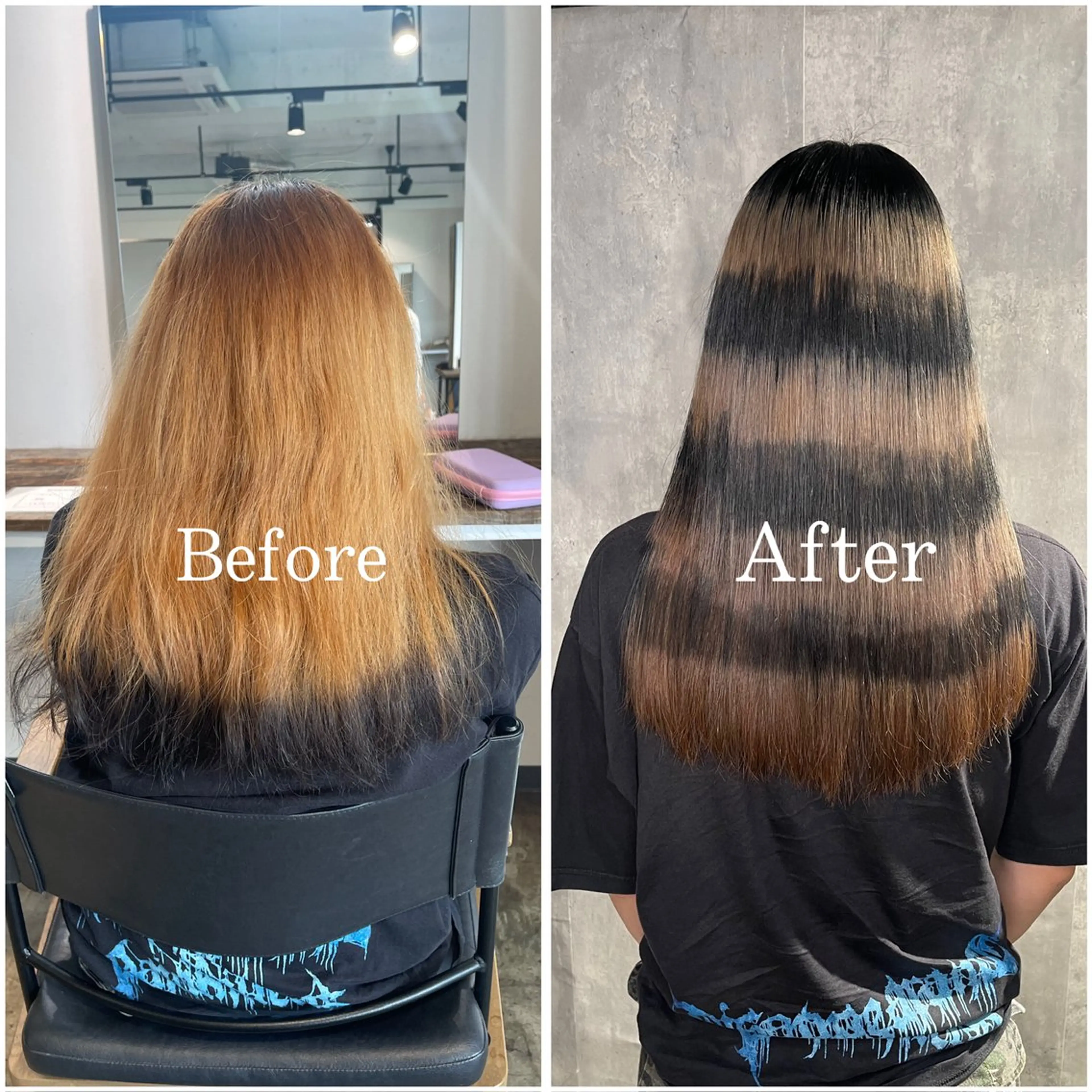 ロング カラー ブリーチ ケアブリーチ デザインカラー 似合わせカット ヘアカラー ムラ修正/ ハイトーン💖Riaのヘアスタイル