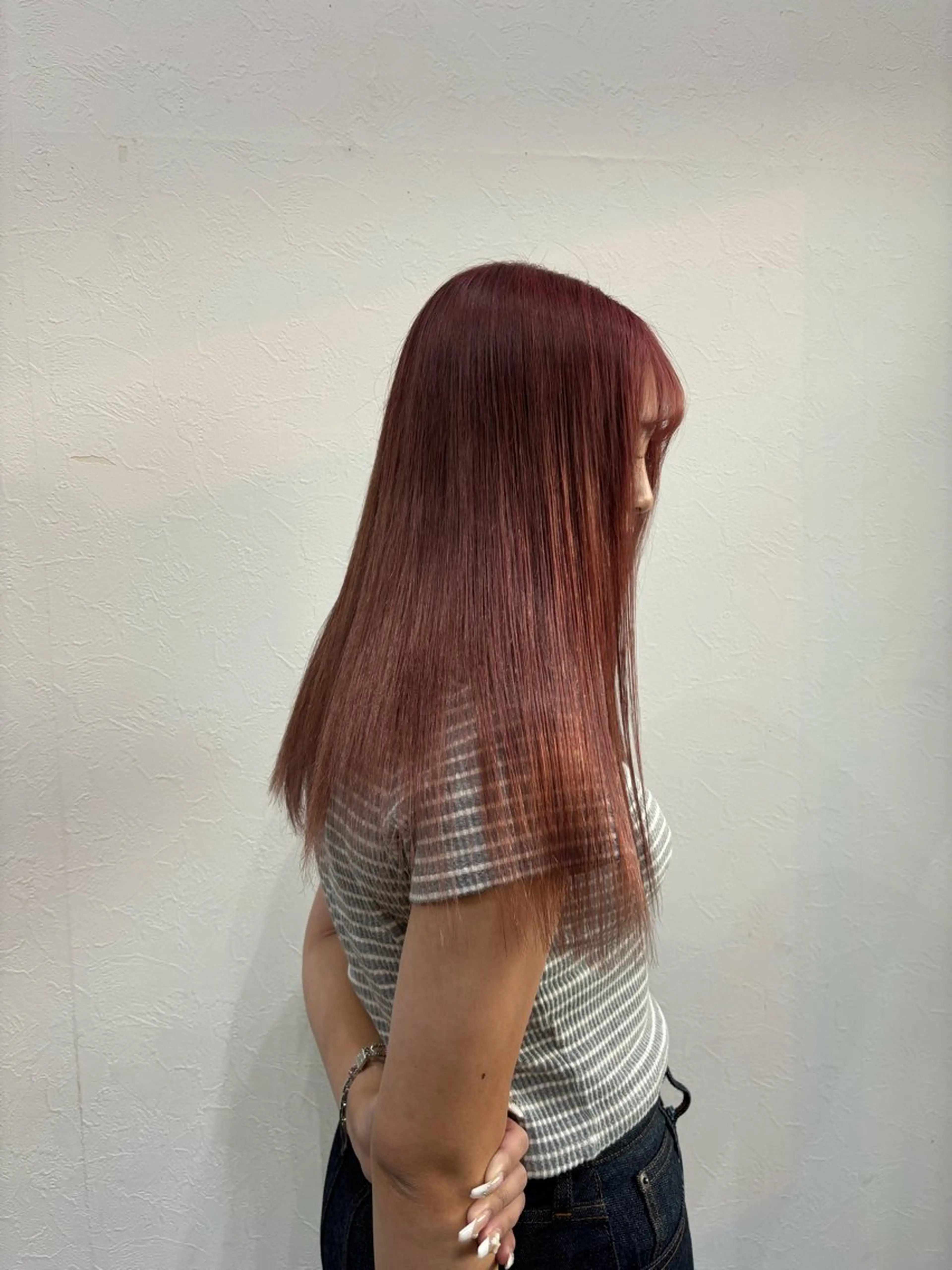 ロング カラー 堺 未来のヘアスタイル