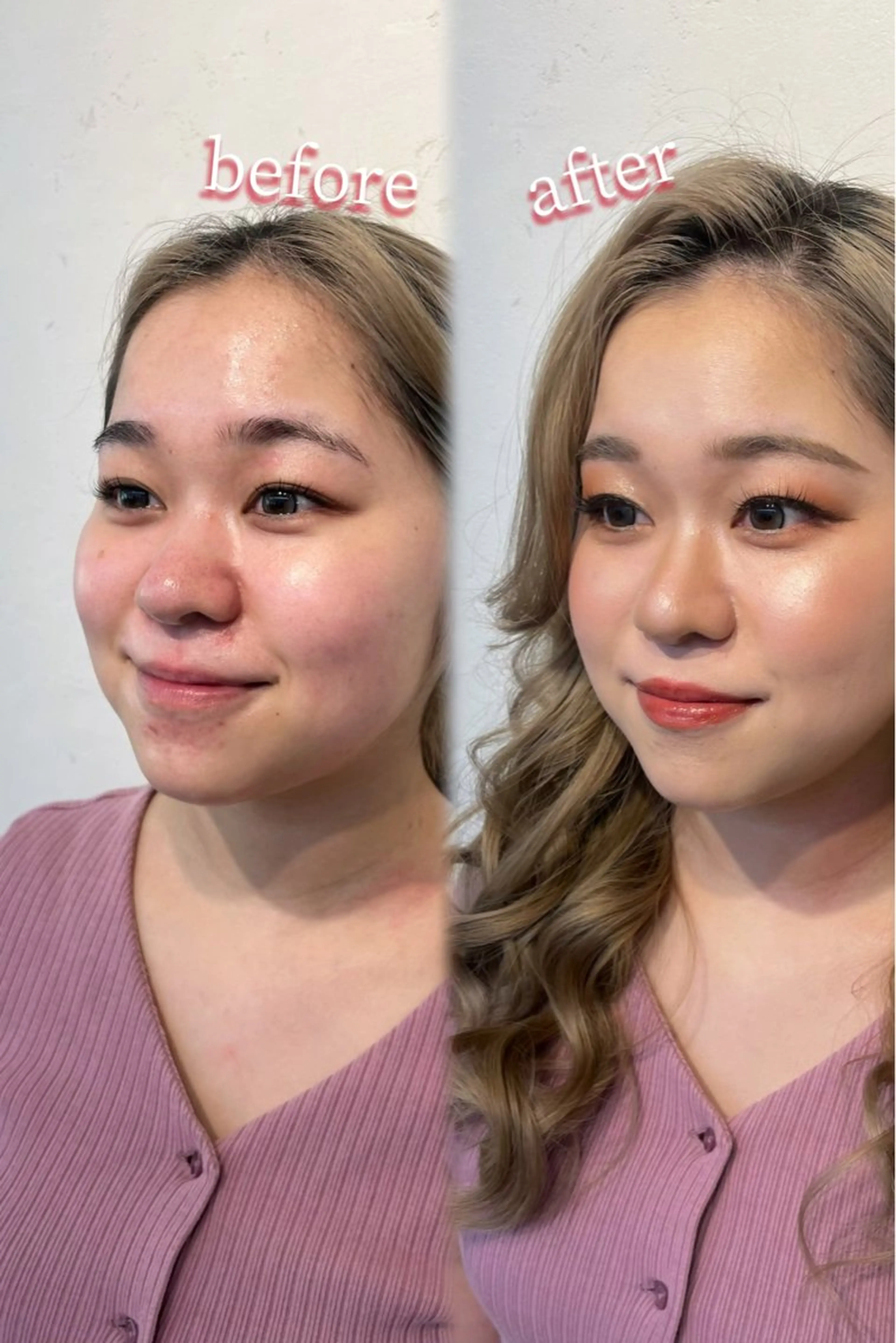 【コンテスト用ステージメイク💄💋】ヘアセット+メイク✨😎つけまつげ代込🌟の写真