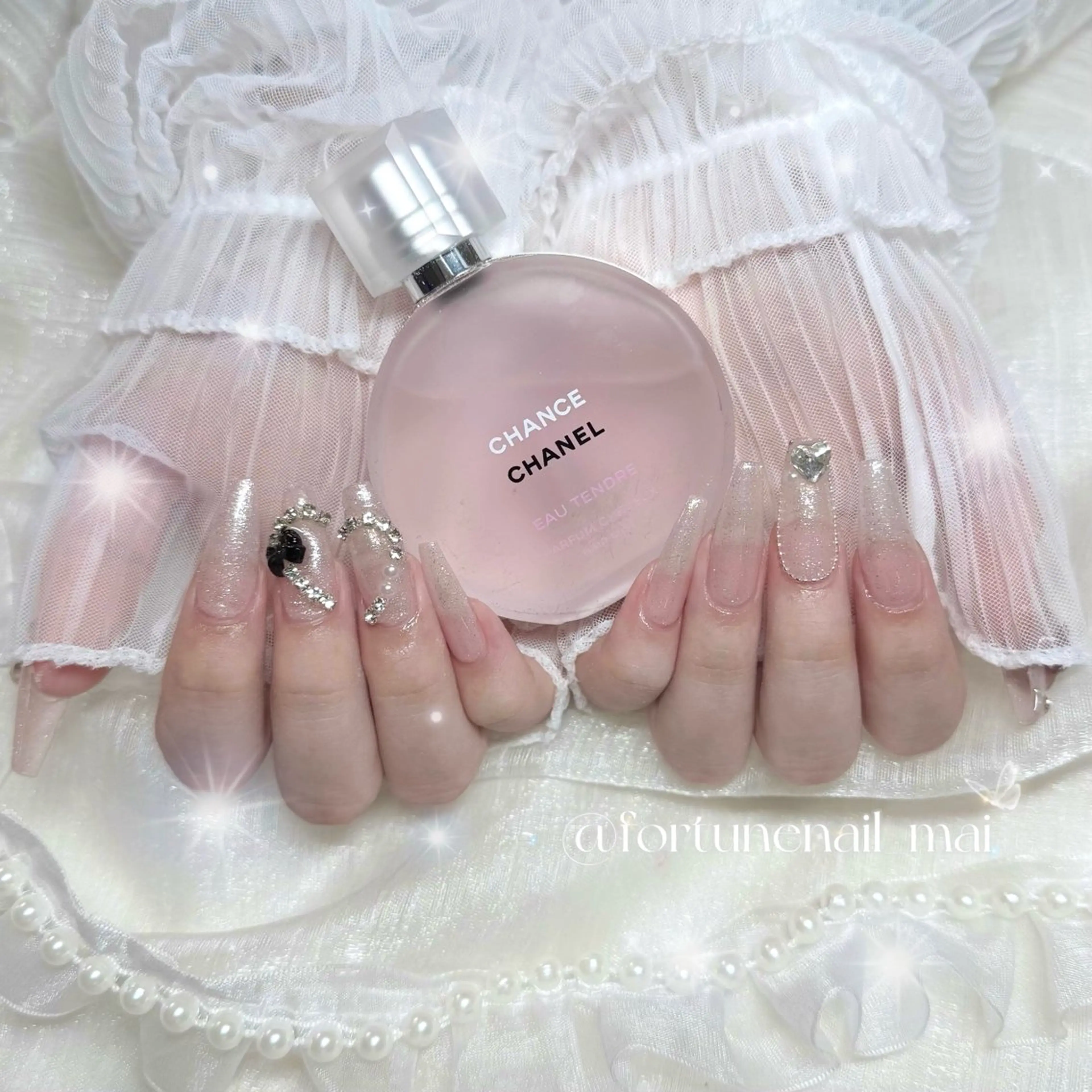 ネイル ハート ハンドネイル 🎀Mai 🎀のネイルデザイン