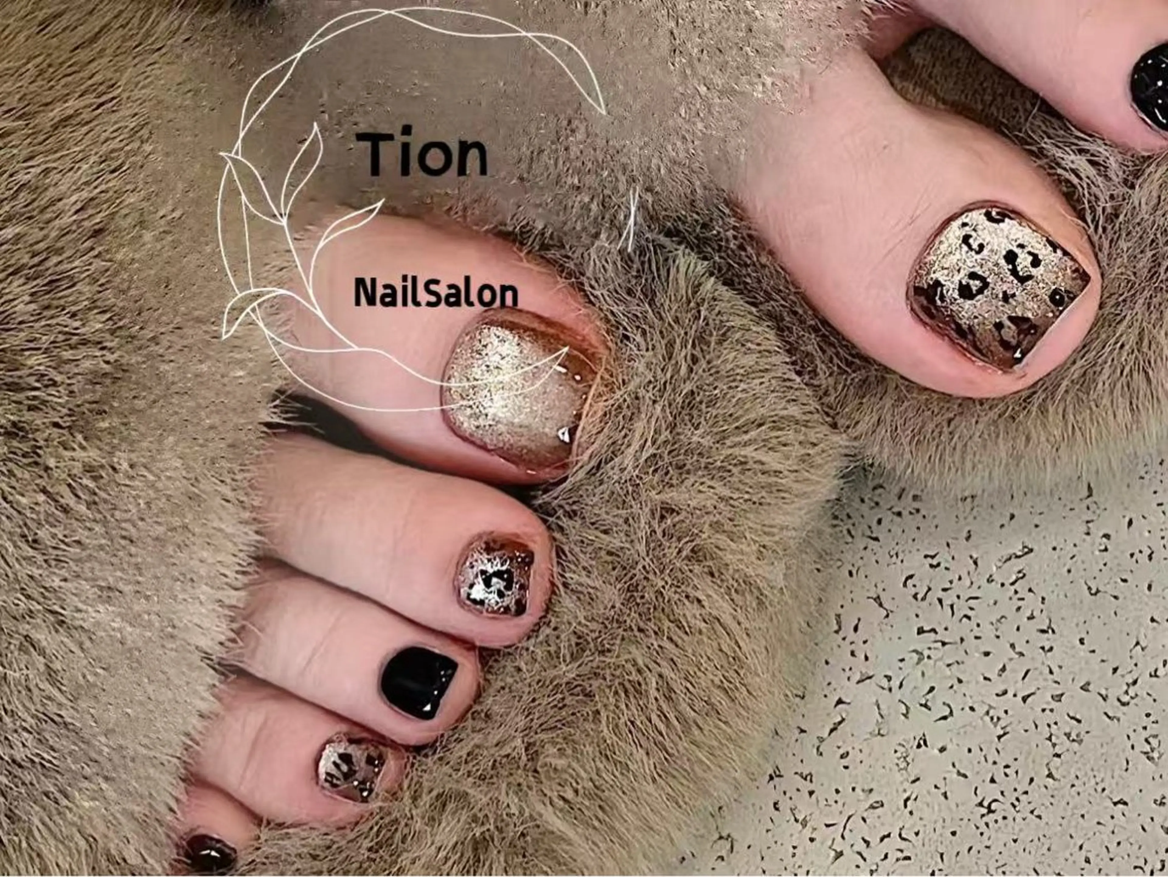 ネイル チークネイル 長さ出し フットネイル フレンチネイル ジェルネイル Nailsalon Tion武蔵小杉店所属・Nailsalon Tion武蔵小杉店のネイルデザイン