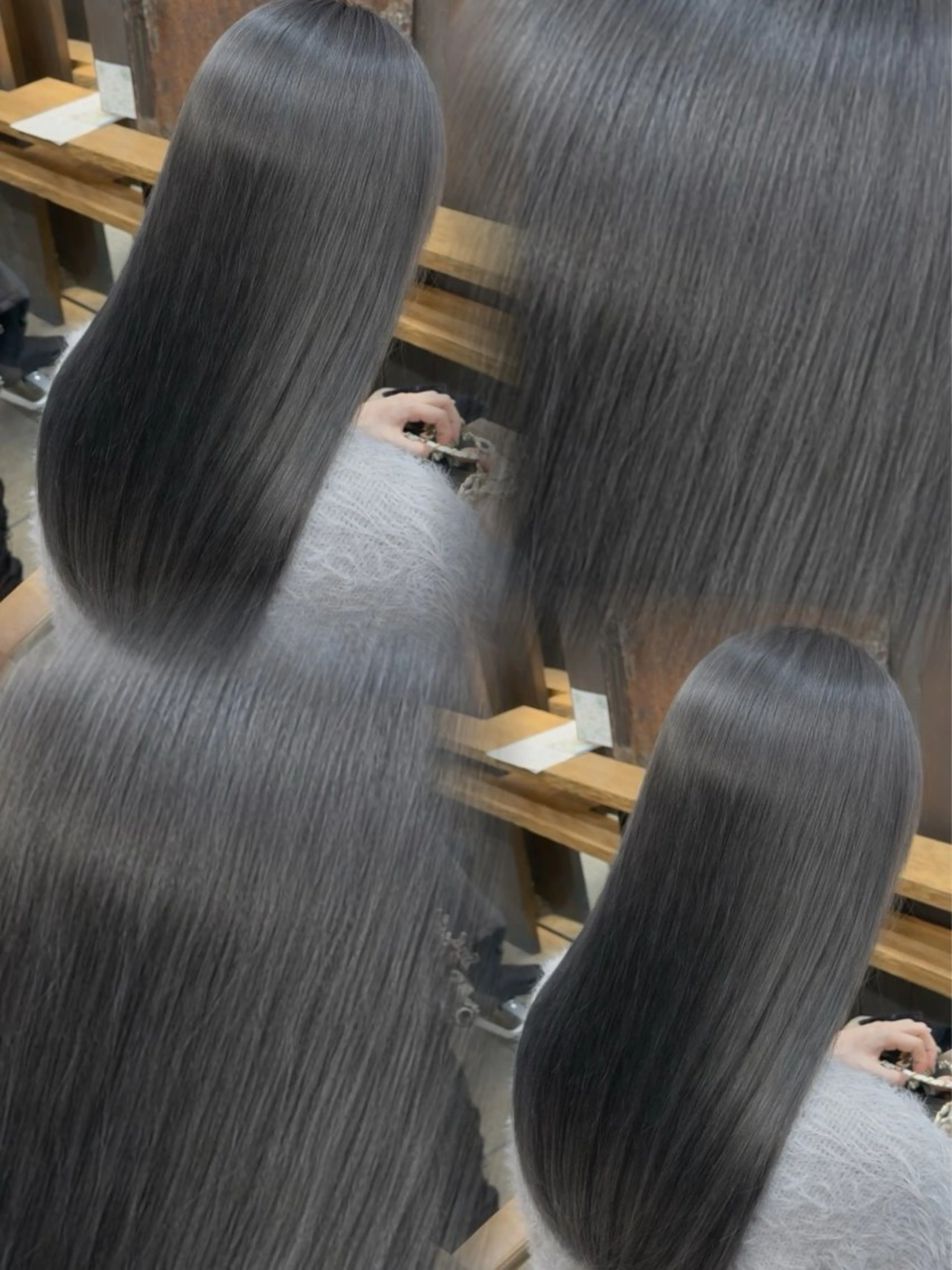 ロング ヘアカラー トリートメント 艶カラー／ 今井春汰のヘアスタイル