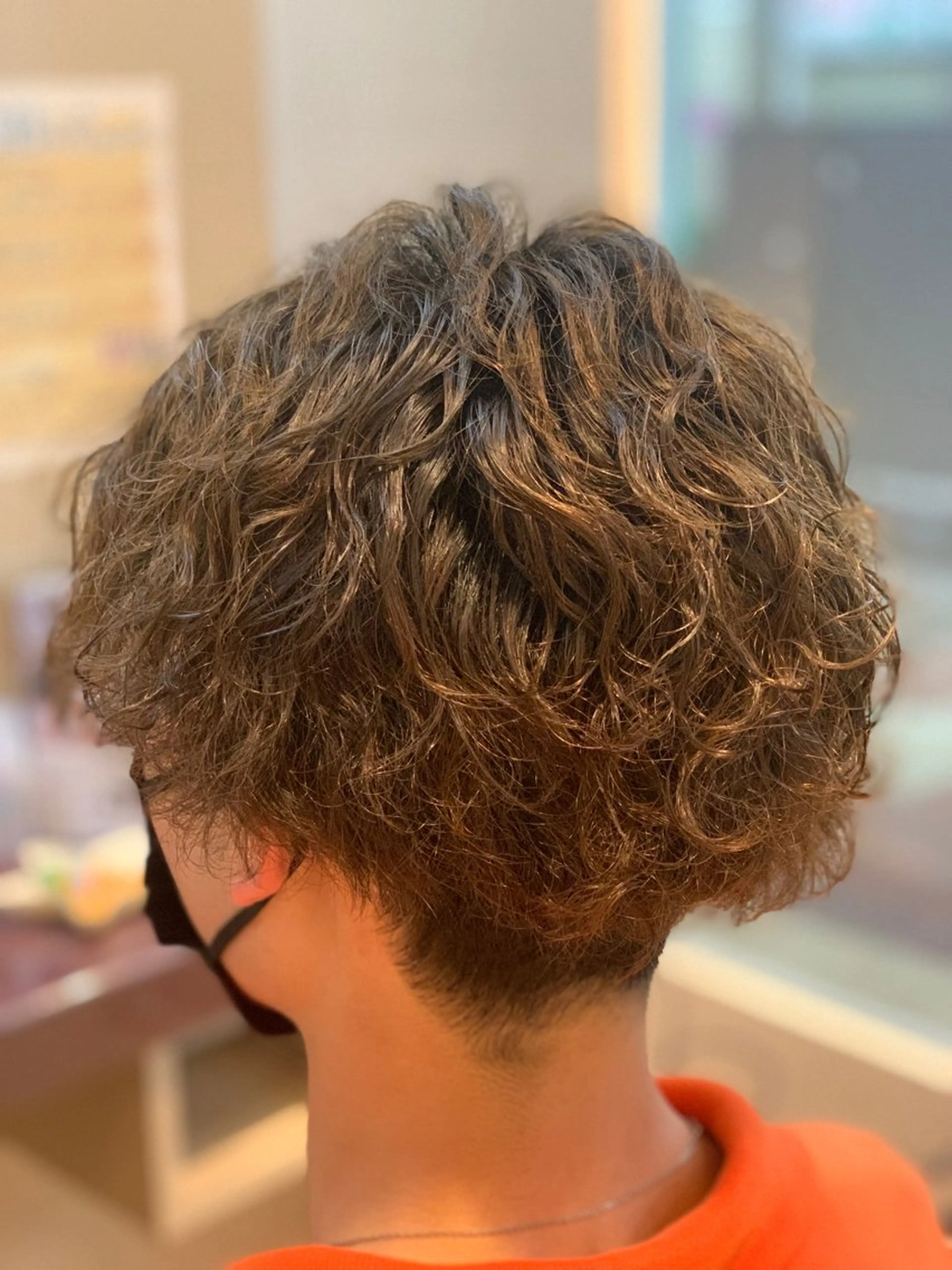 パーマ メンズ 大島 裕也のヘアスタイル