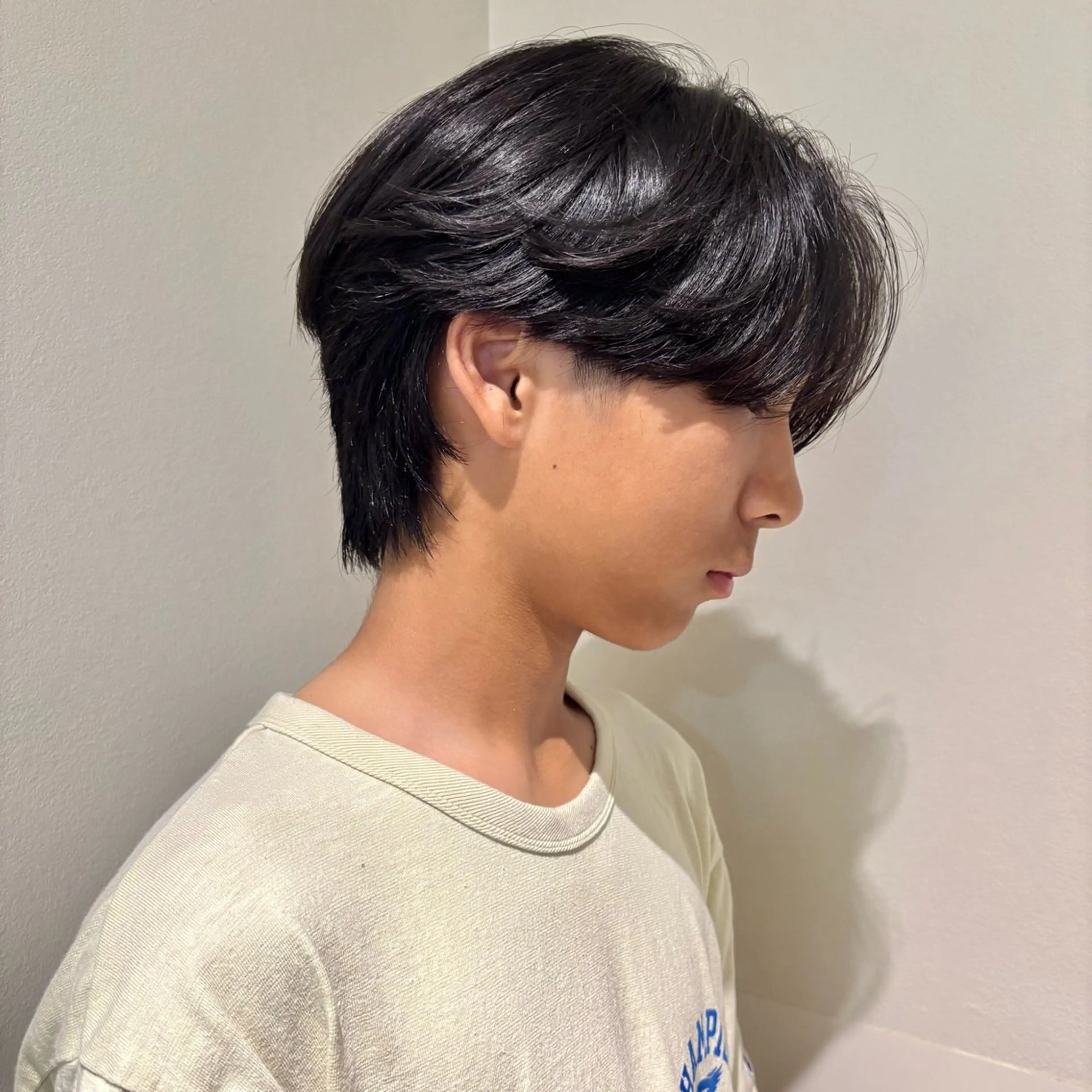 ショート メンズ センターパート メンズ韓国風 メンズパーマ 韓国風ヘア カット ヘッドスパ メンズ特化型🔥/パ ーマ/Koseiのヘアスタイル