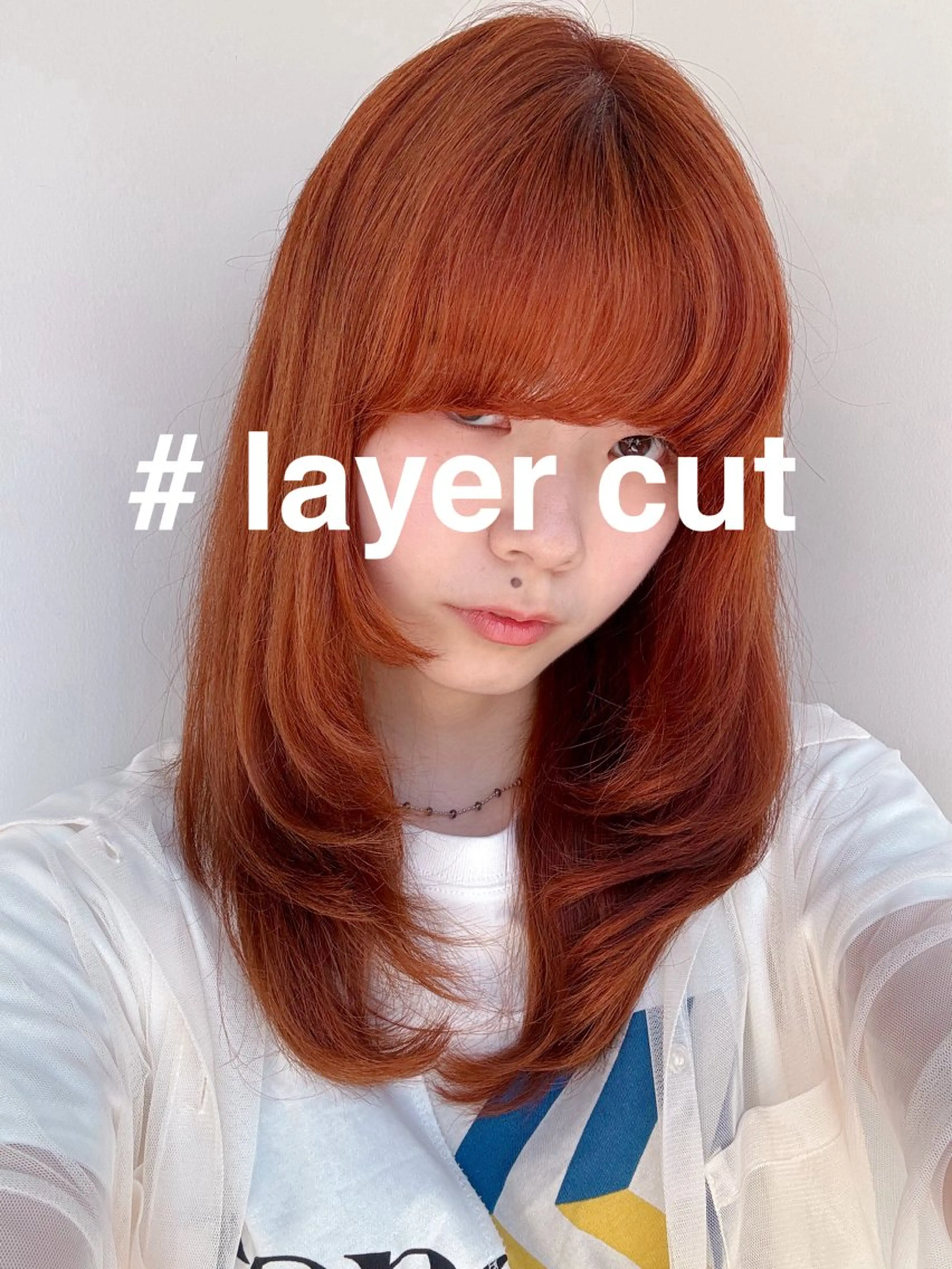 ロング レイヤーカット ロング ボブ/ミディアム 親しみやすさ/さくらのヘアスタイル