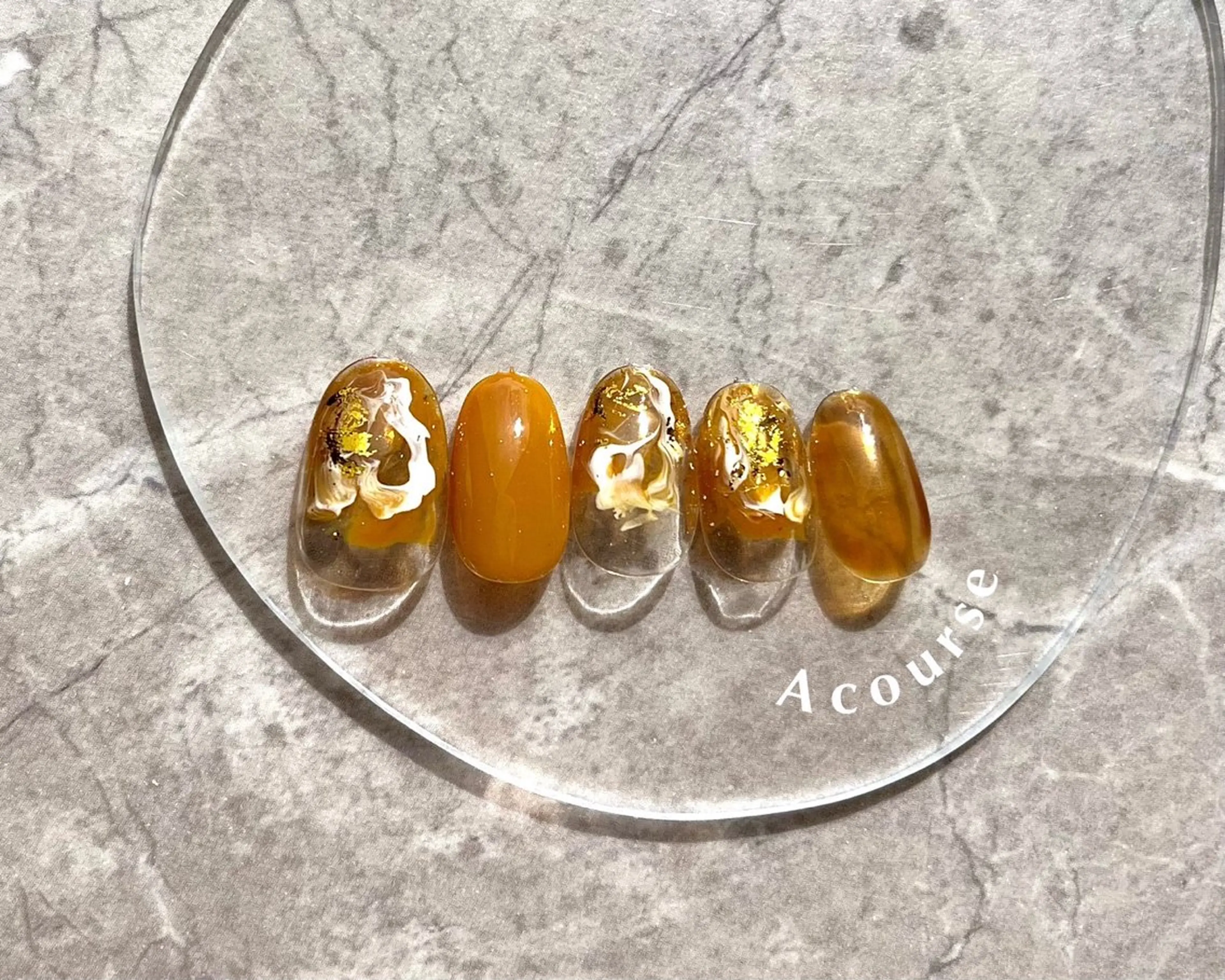 ネイル ハンドネイル 0203ムニムサン 💙Mihoのネイルデザイン