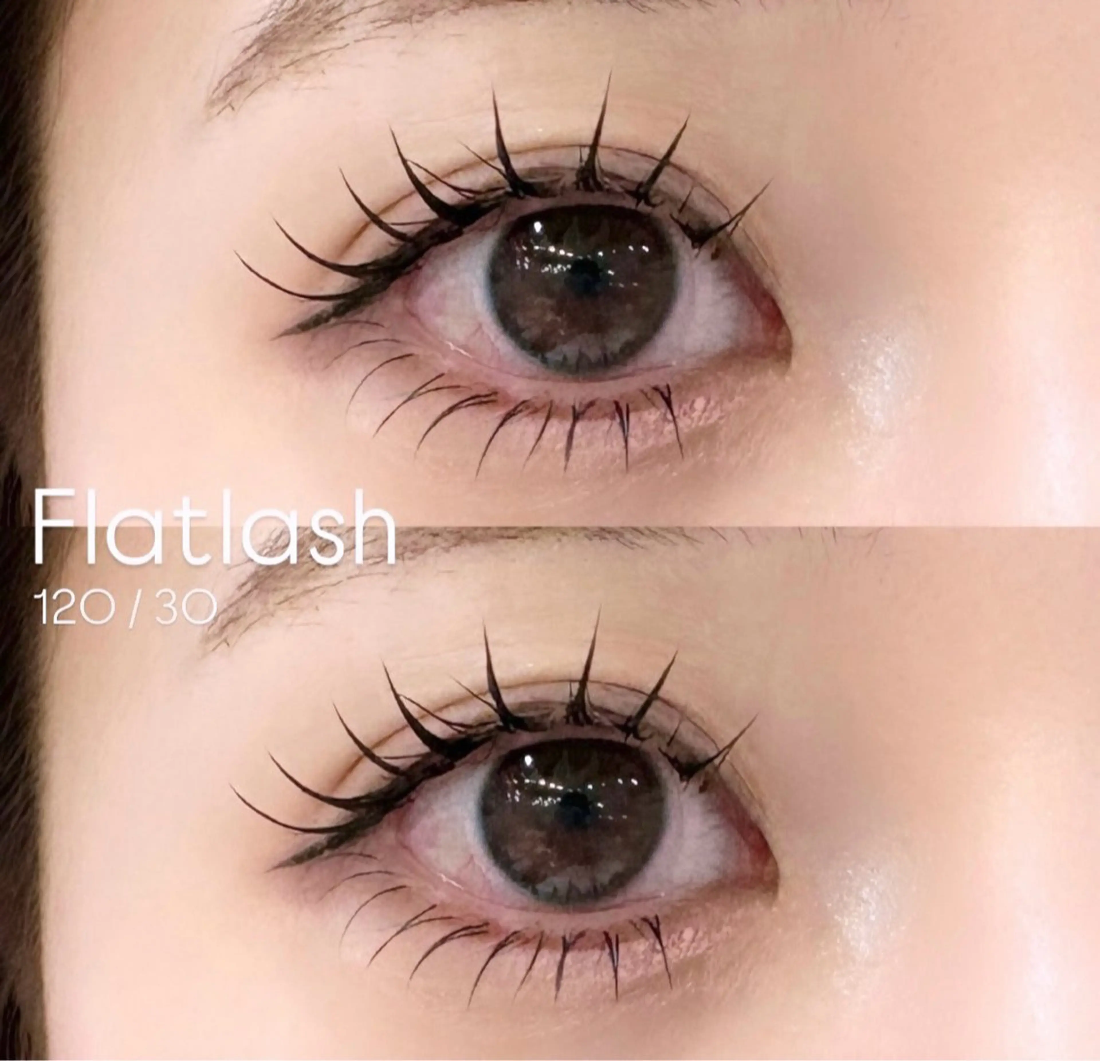 マツエク・マツパ フラットラッシュ 下まつげエクステ マツエク eyelist yuukaのマツエク・マツパデザイン