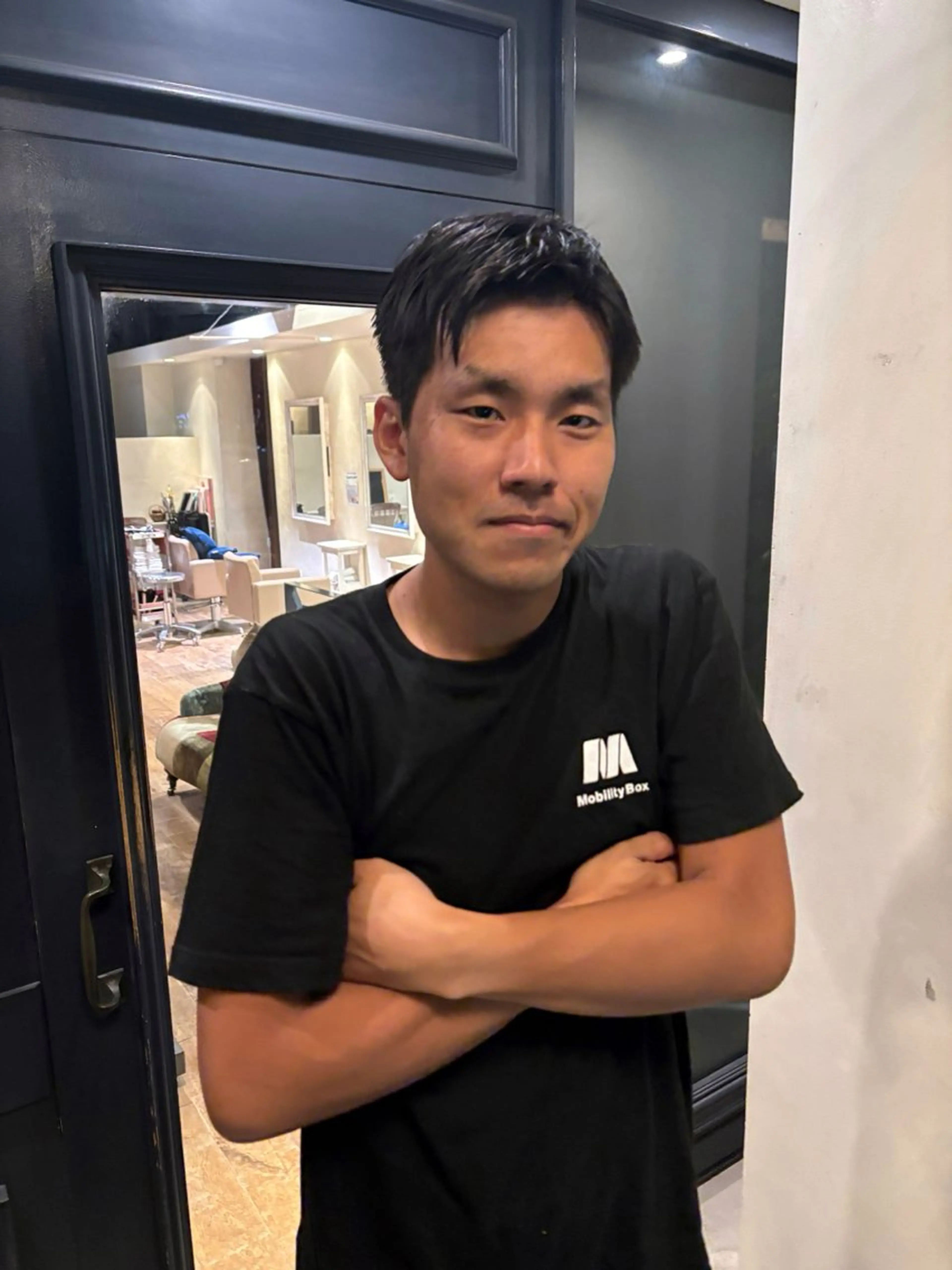 メンズ ボブ/レイヤー/ 梅田/天野川奈緒のヘアスタイル