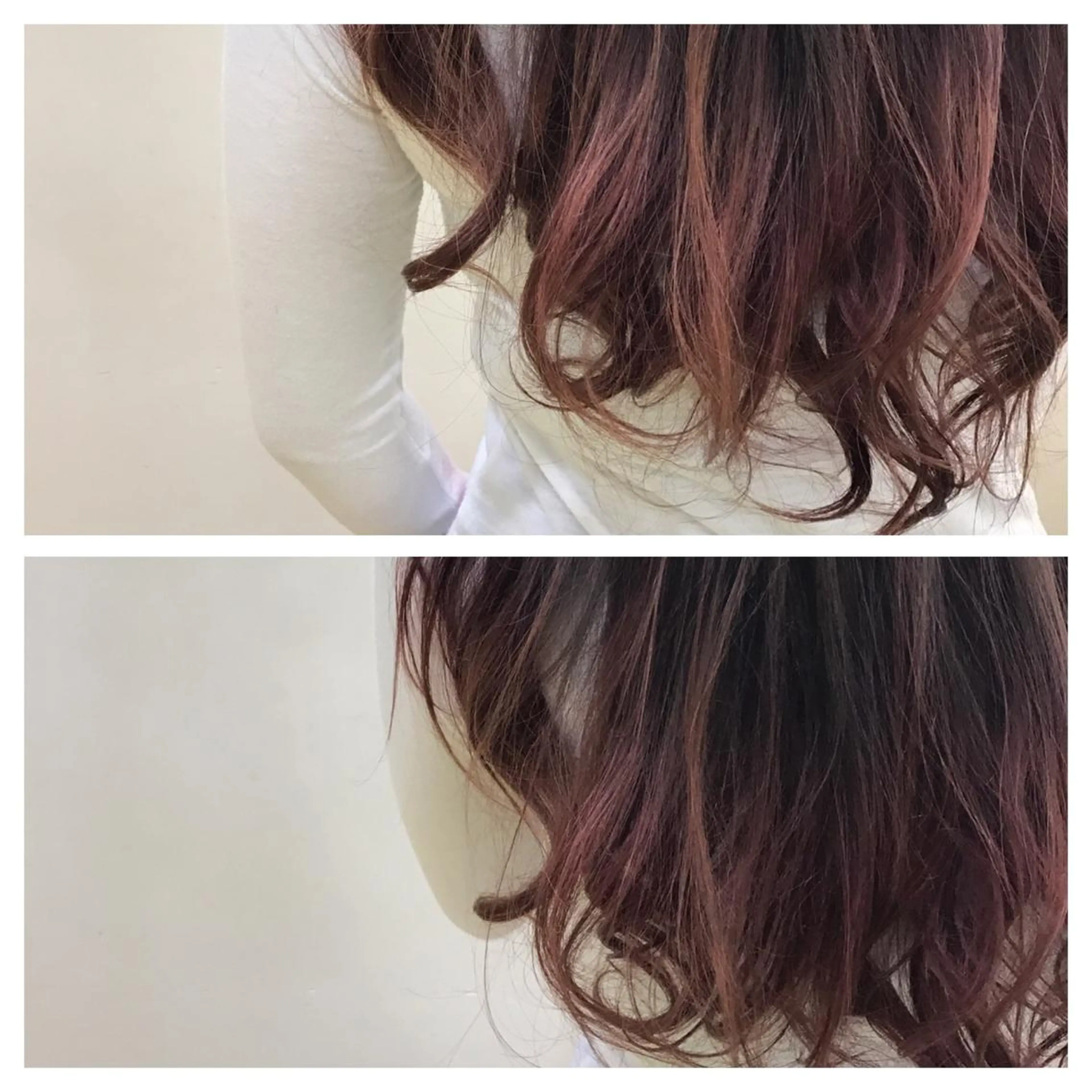 ロング カラー グラデーションカラー ピンクカラー ﾊｲﾄｰﾝ/ｼｮｰﾄ 村上淳乃🐥のヘアスタイル