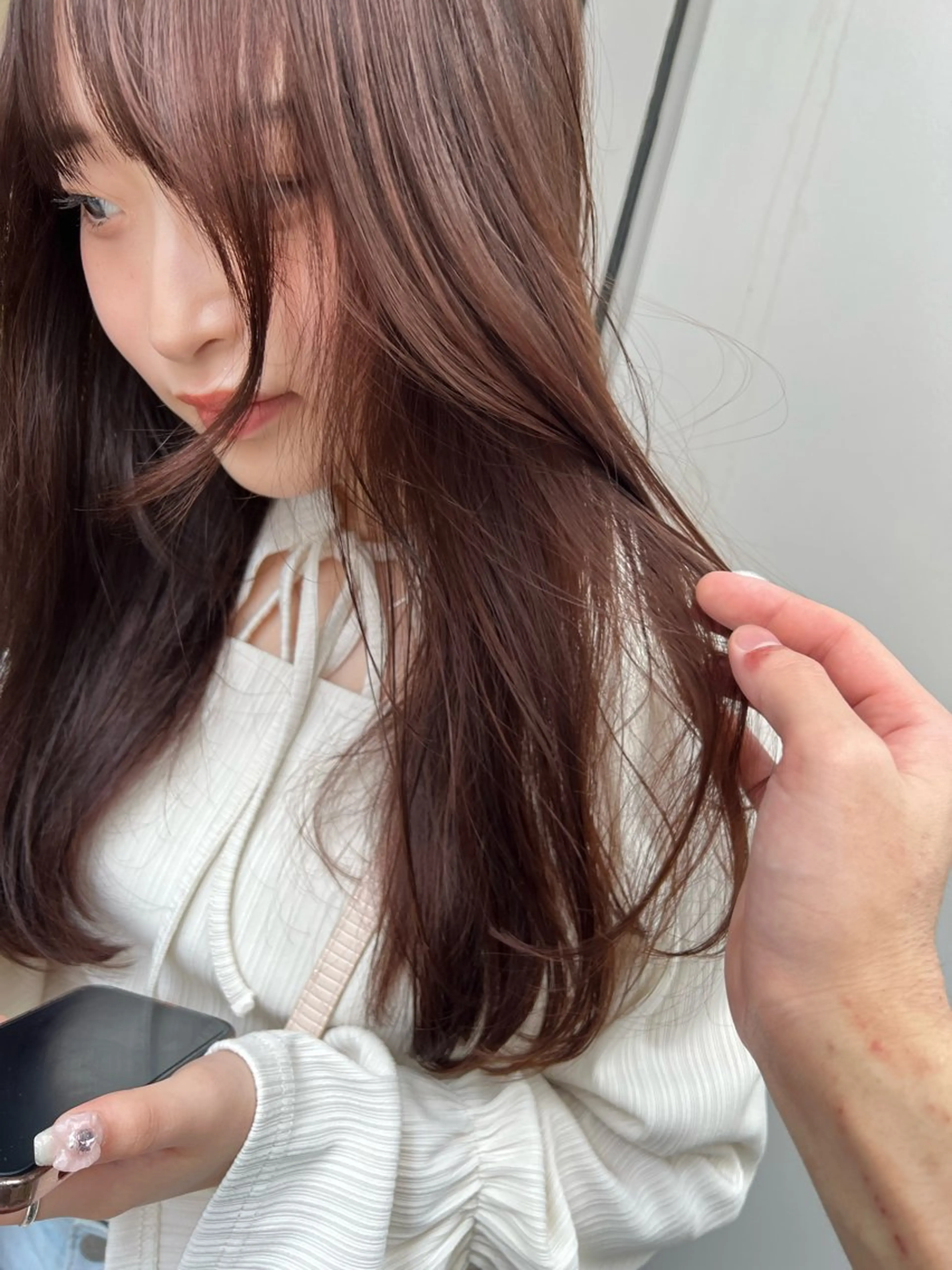 セミロング 【YUTO】確実に 髪を綺麗にするプロ。のヘアスタイル