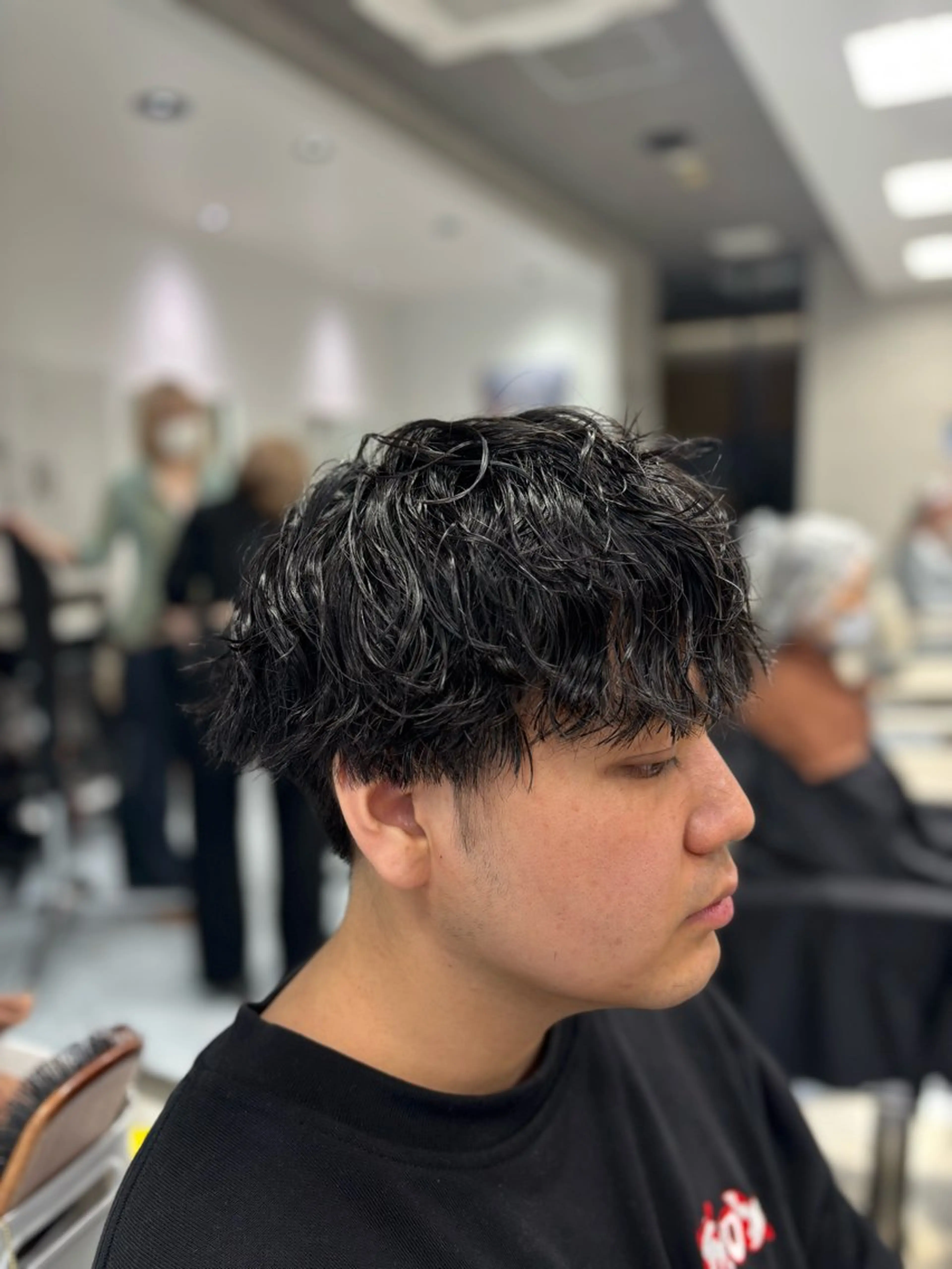 ショート パーマ メンズ カット パーマ メンズ特化韓国風 パーマスタイル/りんのヘアスタイル