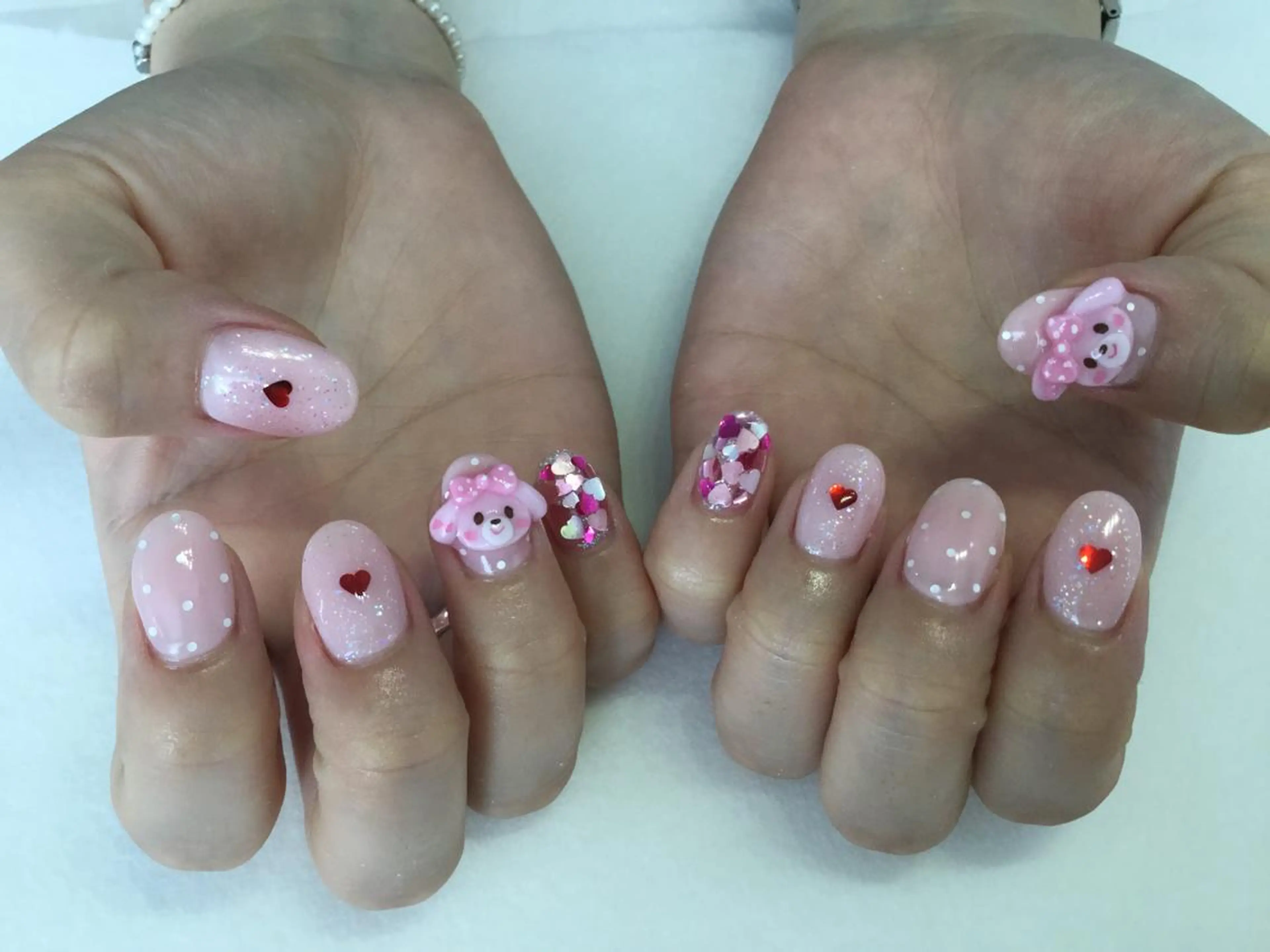 ネイル ハンドネイル 💎🐰 saki. m 🐰💎のネイルデザイン