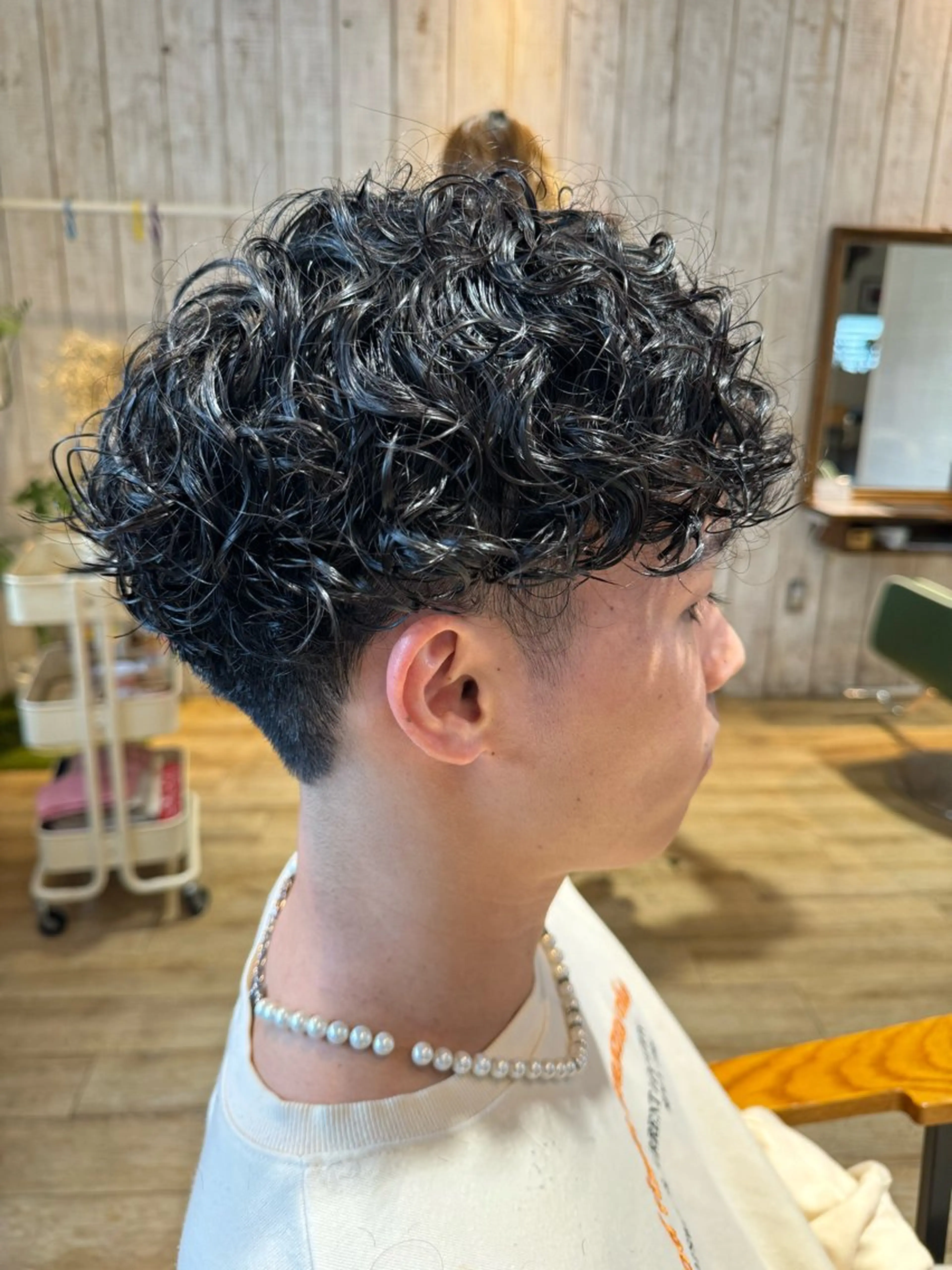 ショート カット パーマ トリートメント ヘッドスパ ICON所属・艶美髪マスター 店長✂︎YUKKEのヘアスタイル