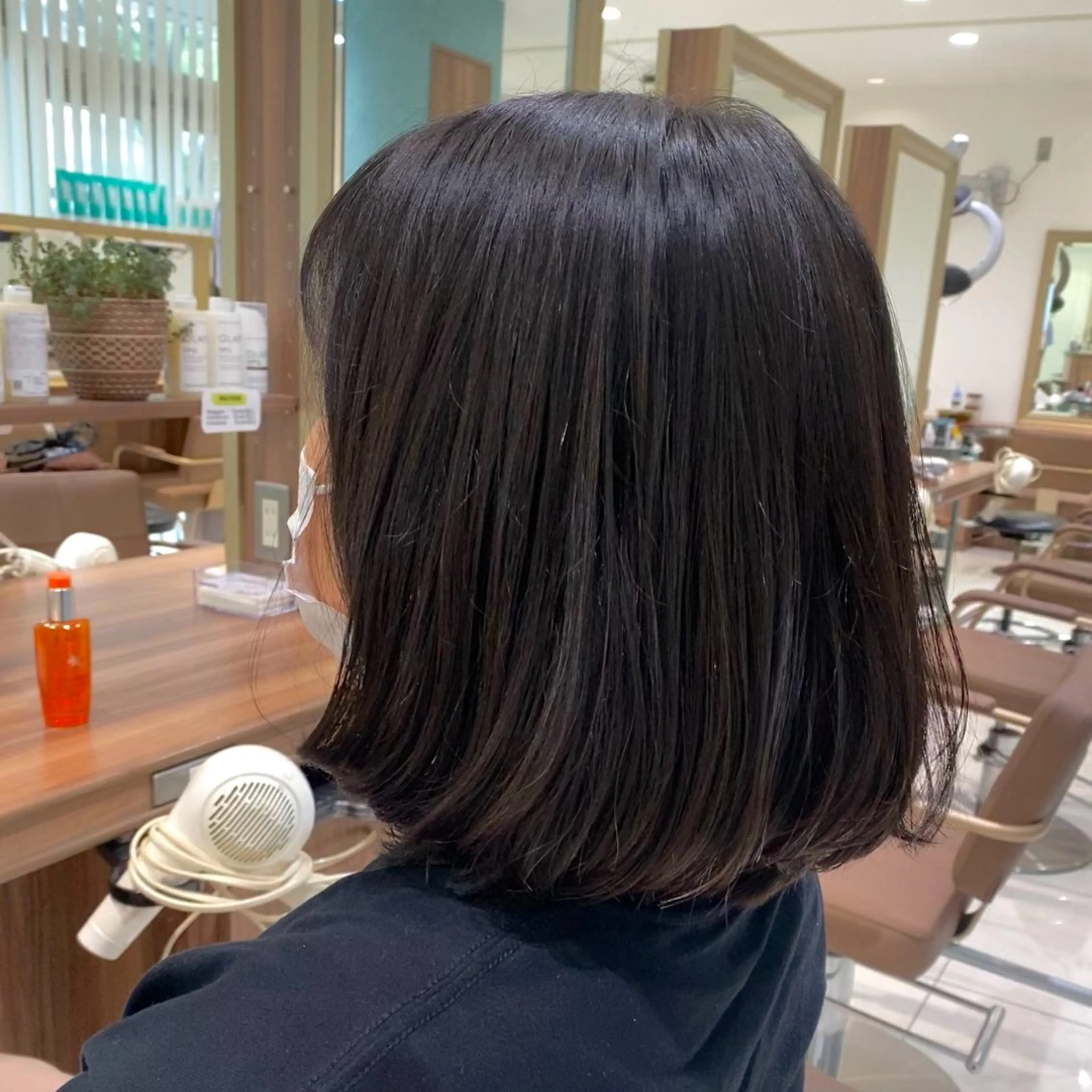 ミディアム 顔周りカット レイヤーカット カット 🎀暖色color/ トップスタイリストのヘアスタイル