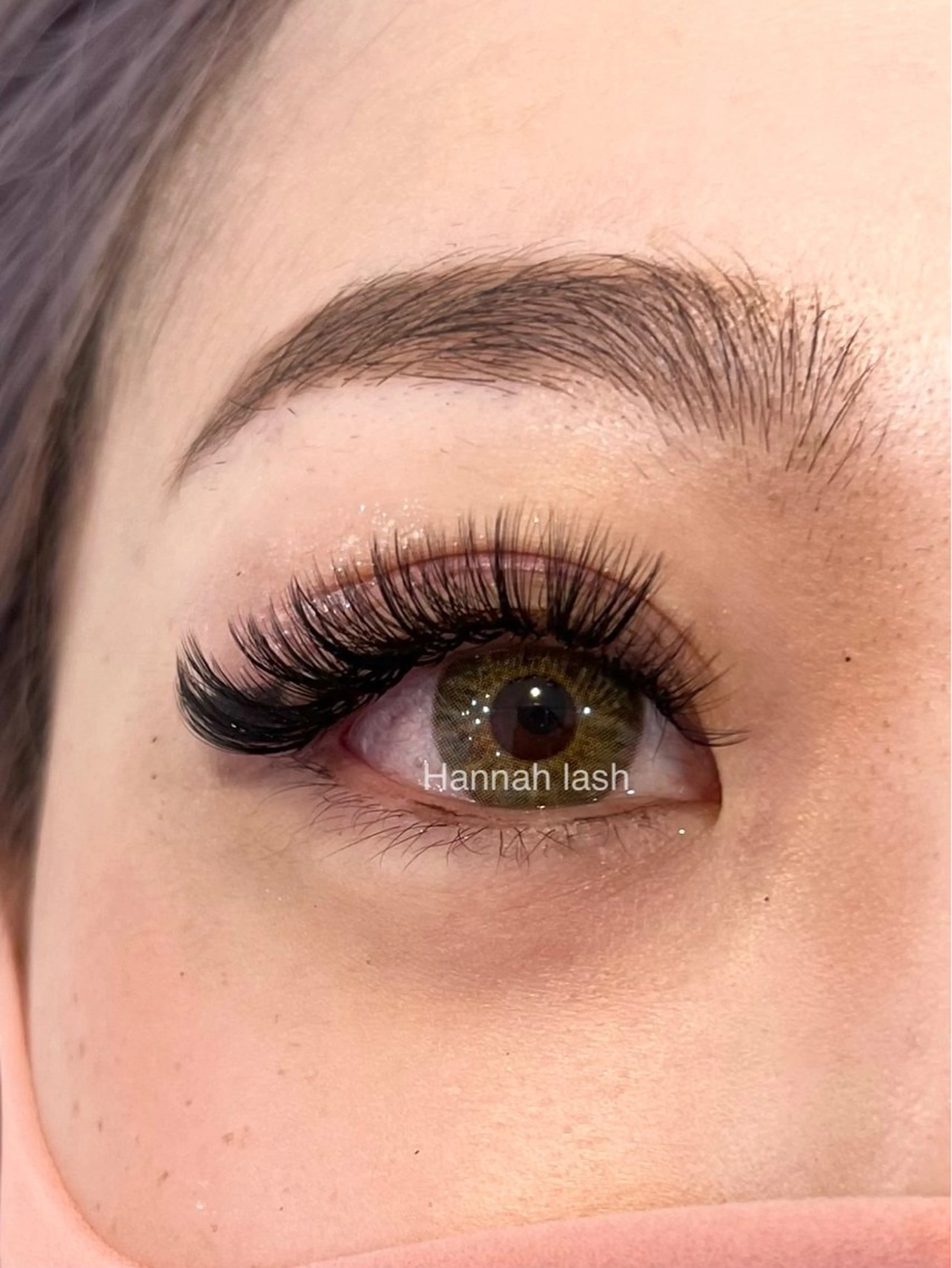 マツエク・マツパ ボリュームラッシュ Hannah lashのマツエク・マツパデザイン