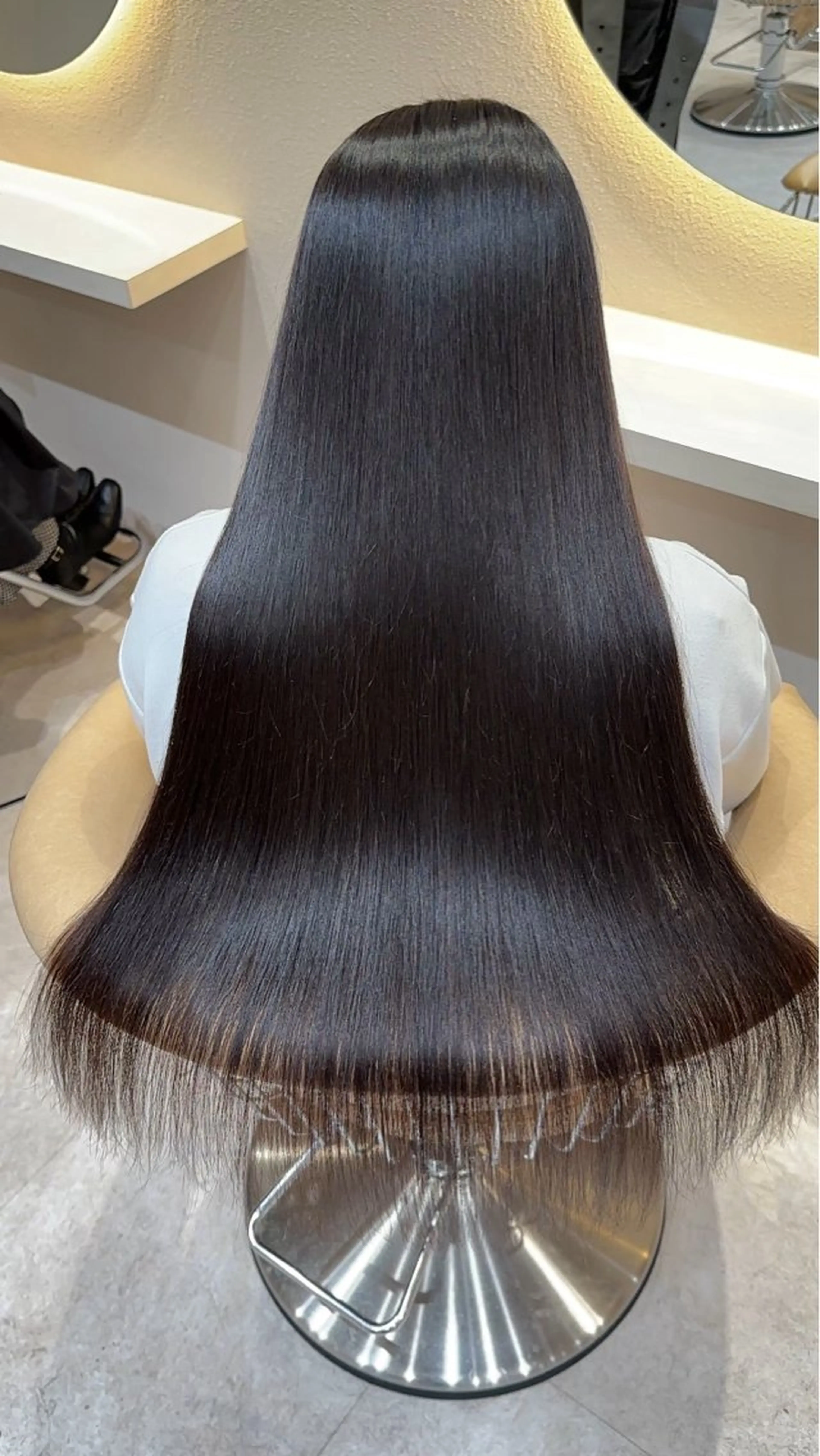 ロング カット ヘアカラー 縮毛矯正 トリートメント 🩵縮毛矯正・ボブ 岩原朋也🩵のヘアスタイル