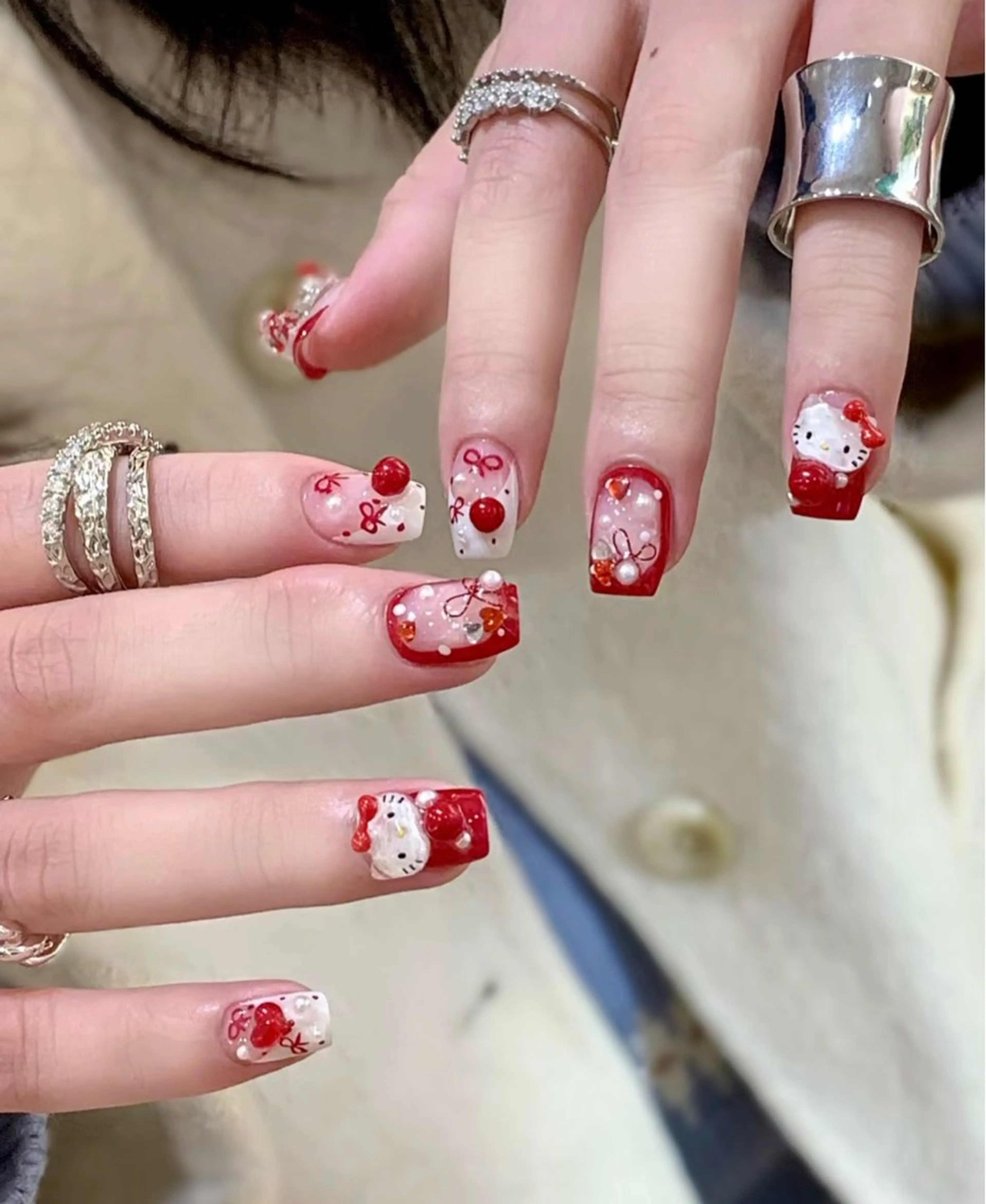 ネイル ハンドネイル 長さだし専門店 M2 rikaのネイルデザイン