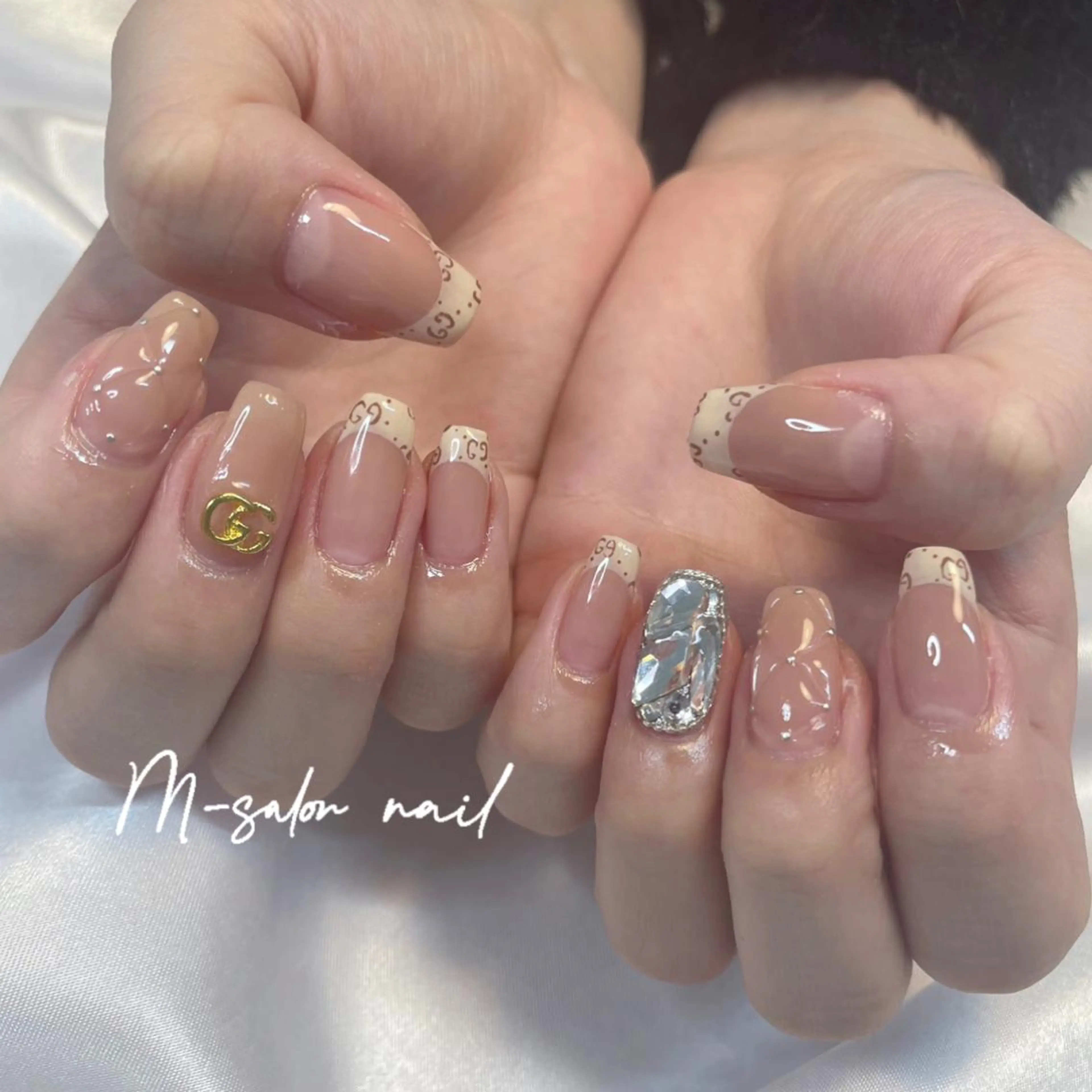 ネイル ハンドネイル 韓国/網紅/パーツ M-salonのネイルデザイン