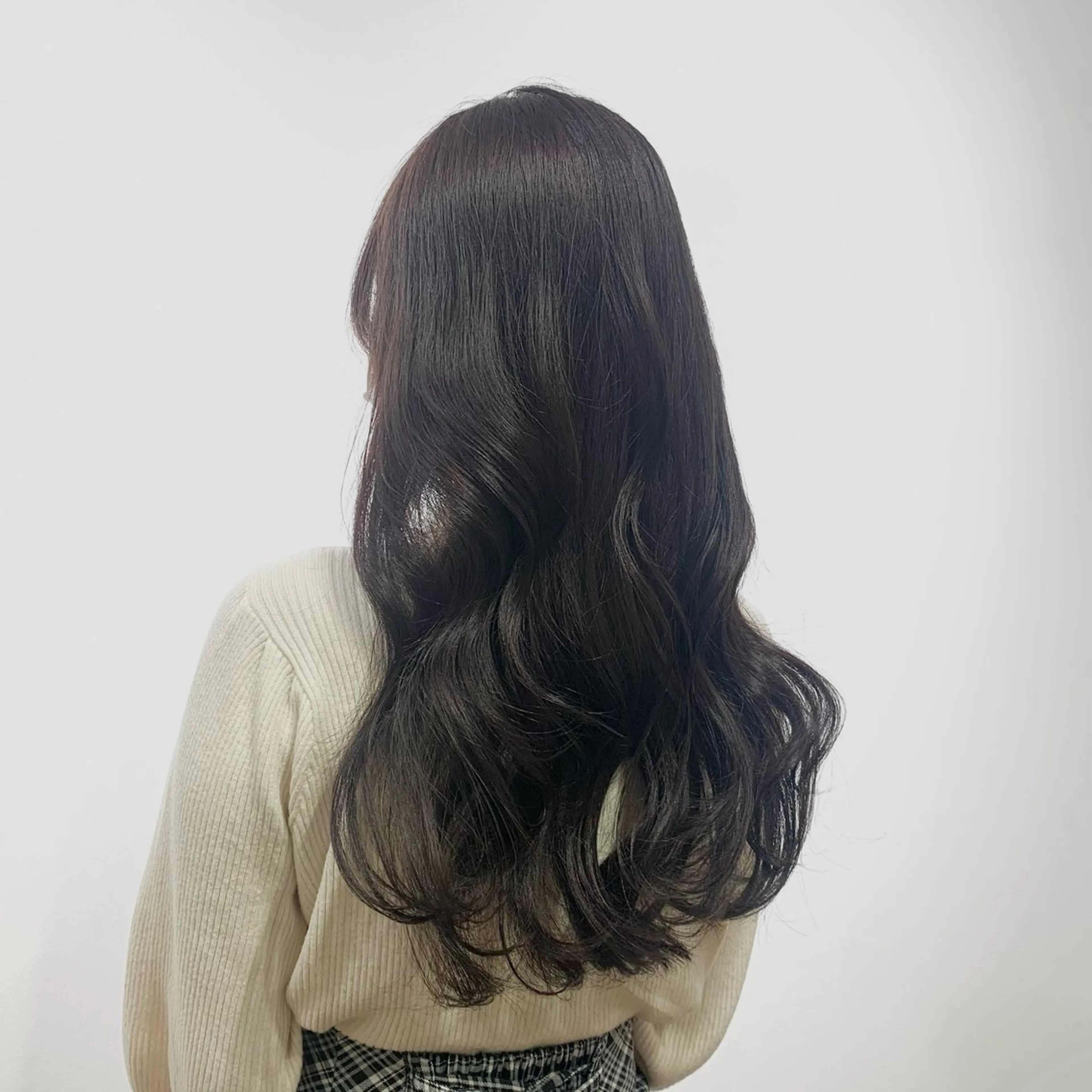ロング カラー ヘアアレンジ キヨミ 韓国レイヤーカットのヘアスタイル
