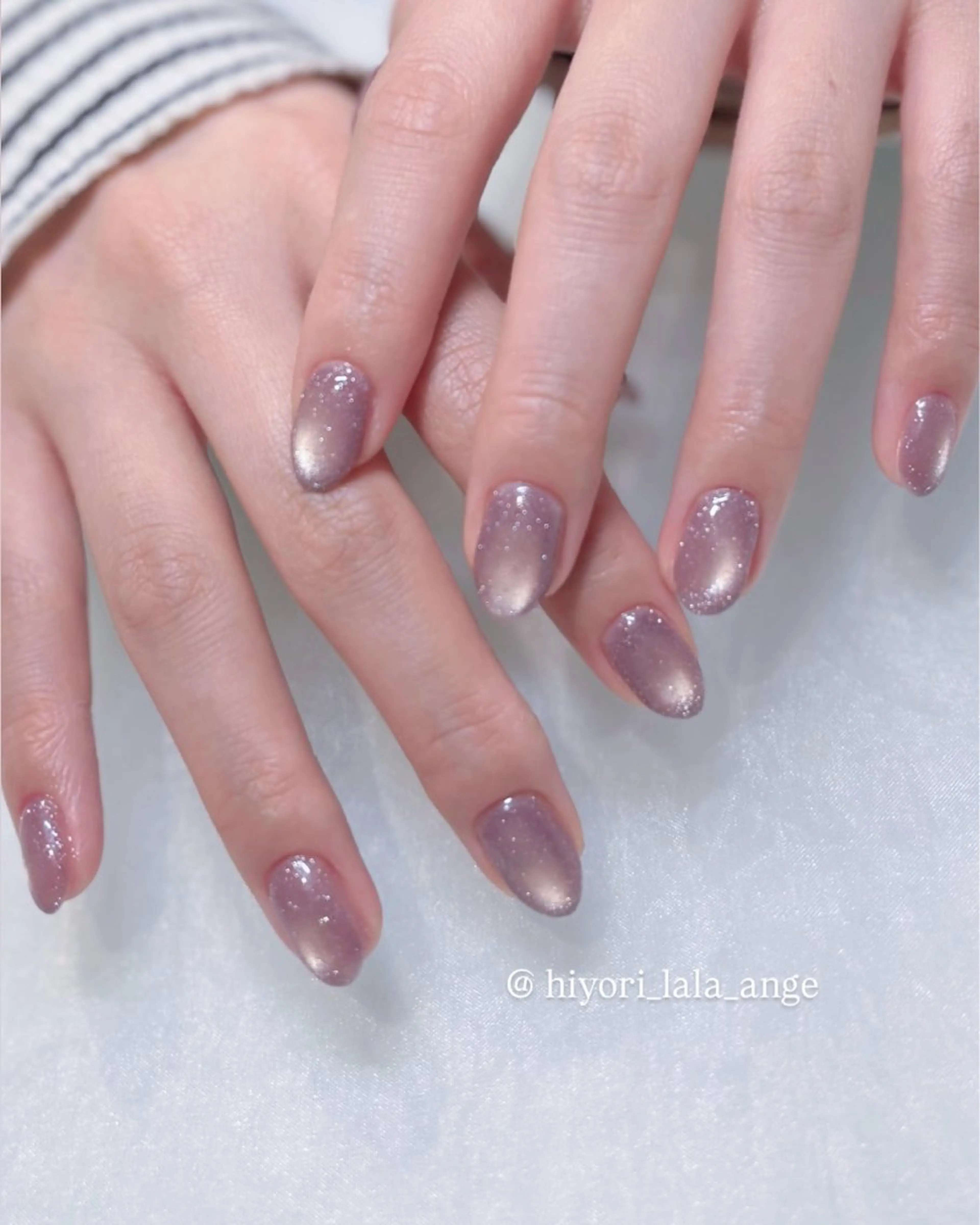 ネイル フラッシュネイル フラッシュマグ ワンカラーネイル ハンドネイル 🩷Hiyori 🩷のネイルデザイン