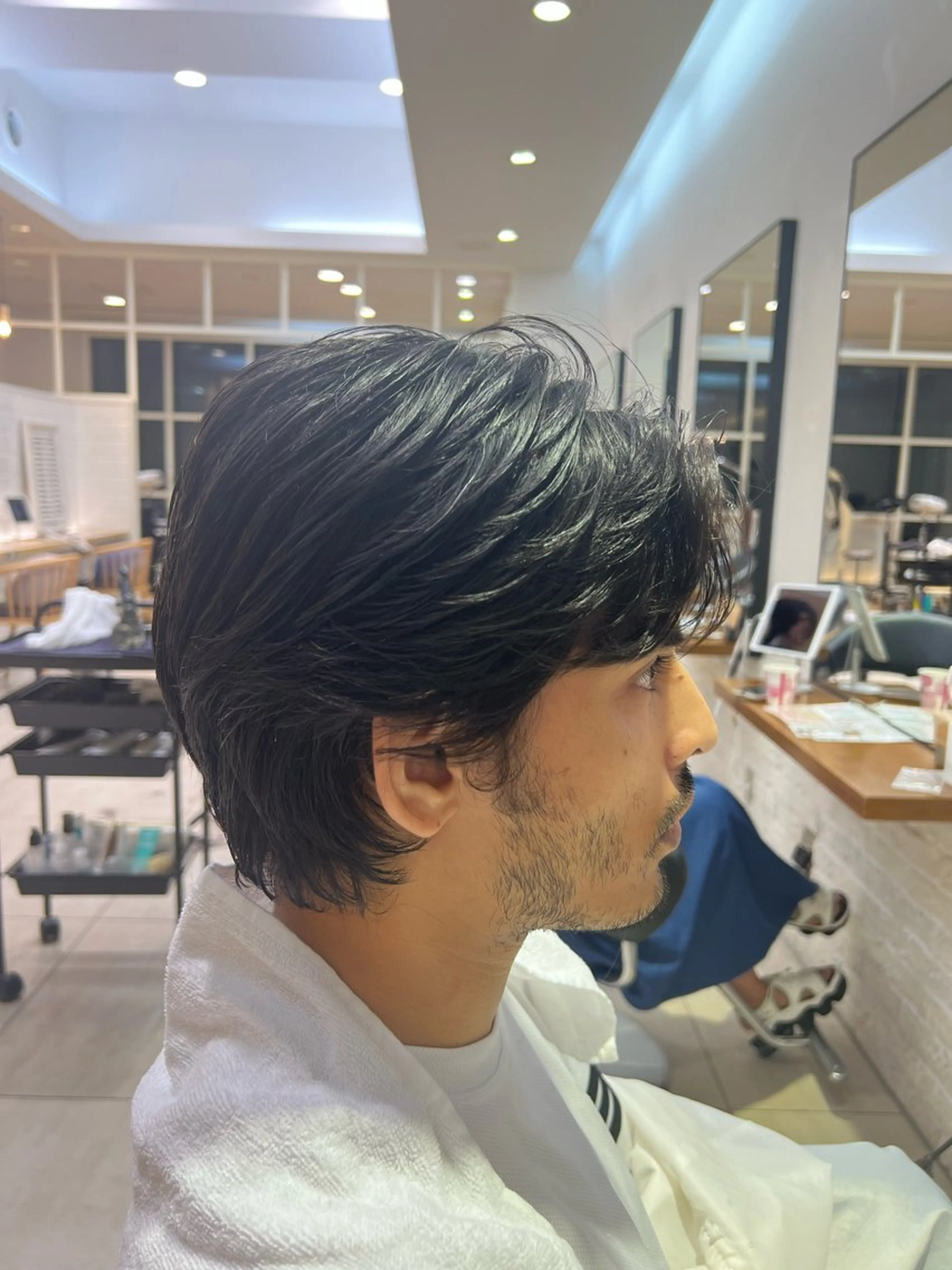 ショート メンズパーマ 岩成健志郎のヘアスタイル