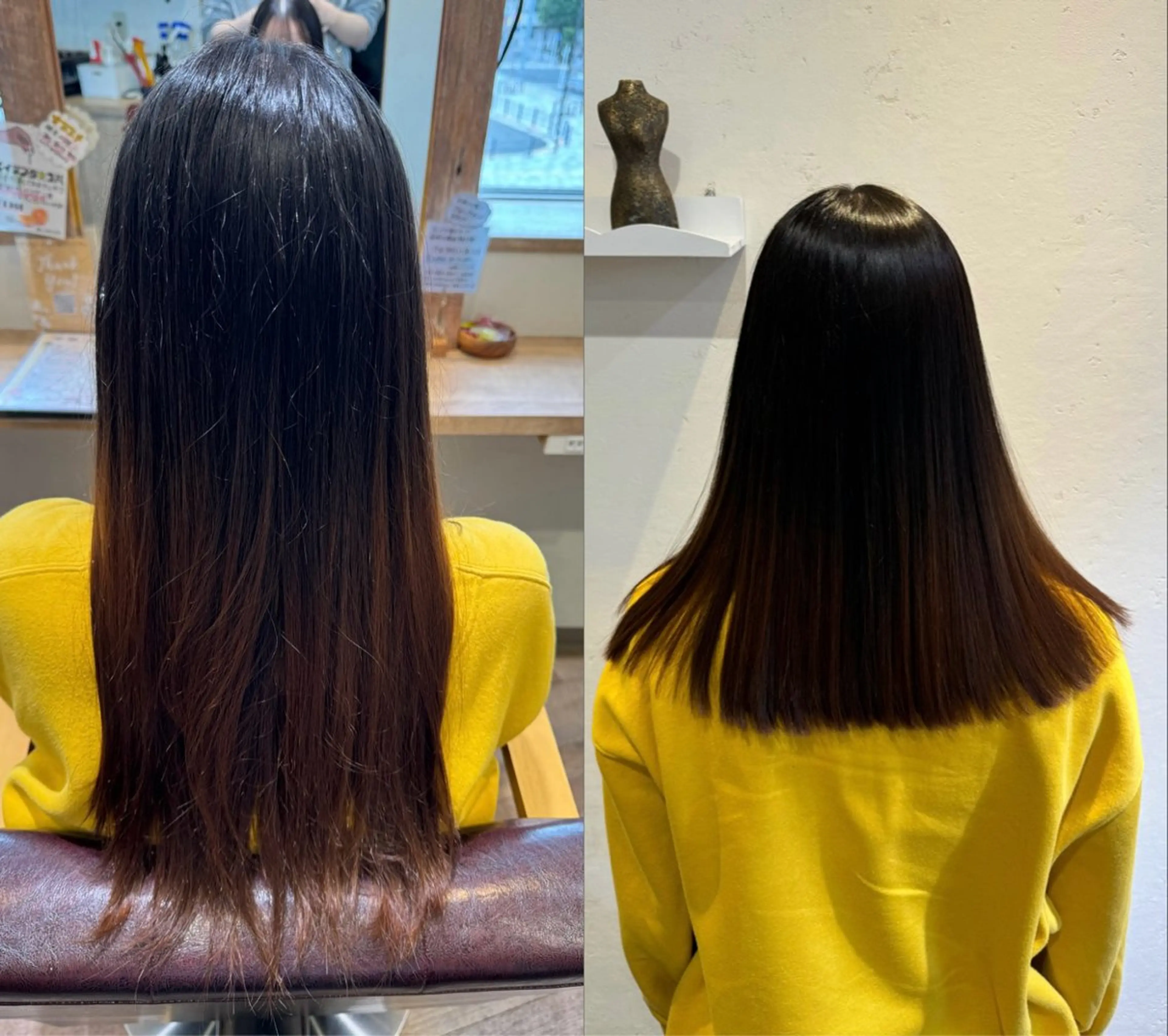 ミディアム カット 縮毛矯正 opsia所属・💗髪質改善💗 渋谷奈津美のヘアスタイル