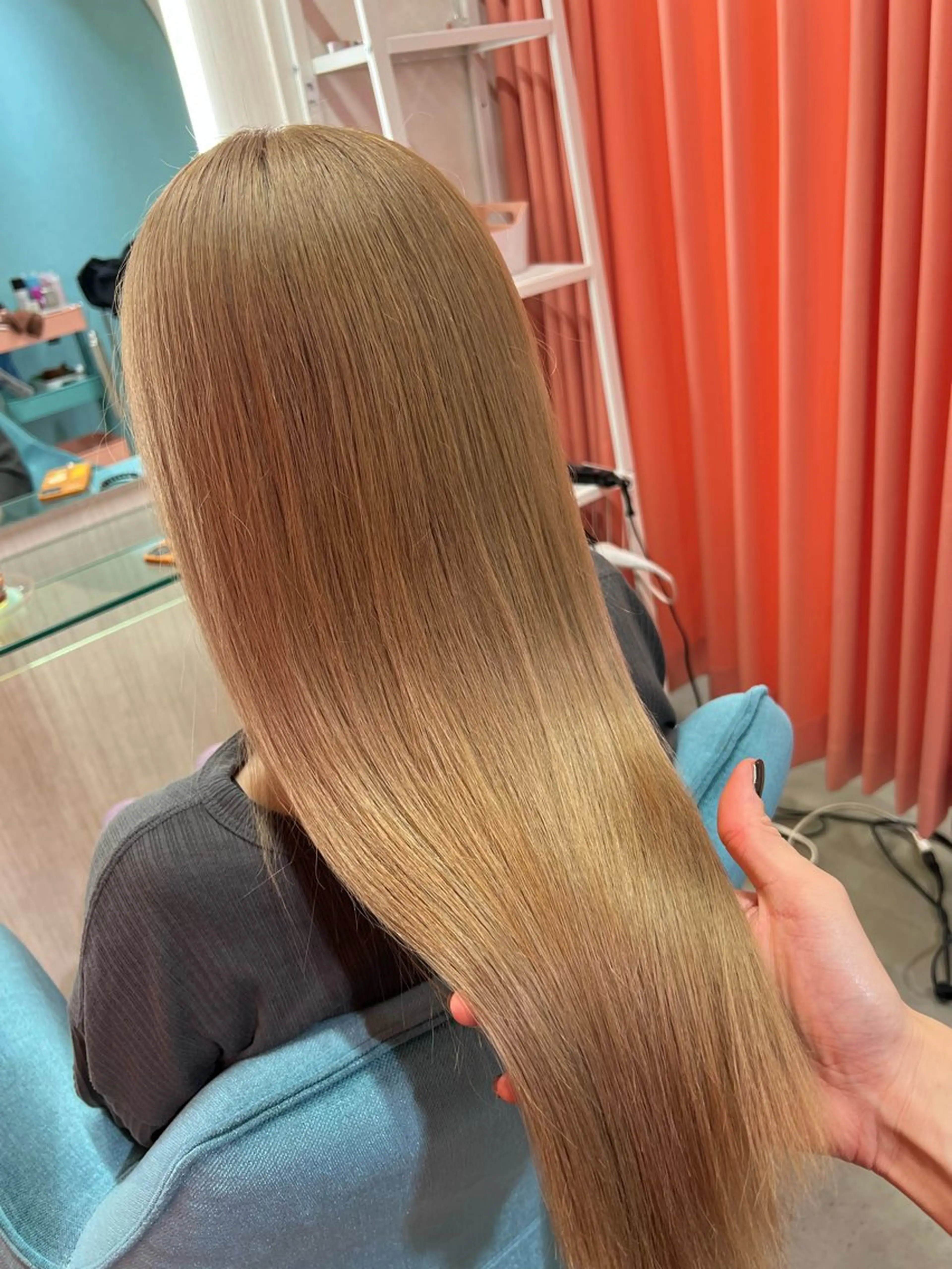 セミロング ヘアカラー 浅井 大雅のヘアスタイル