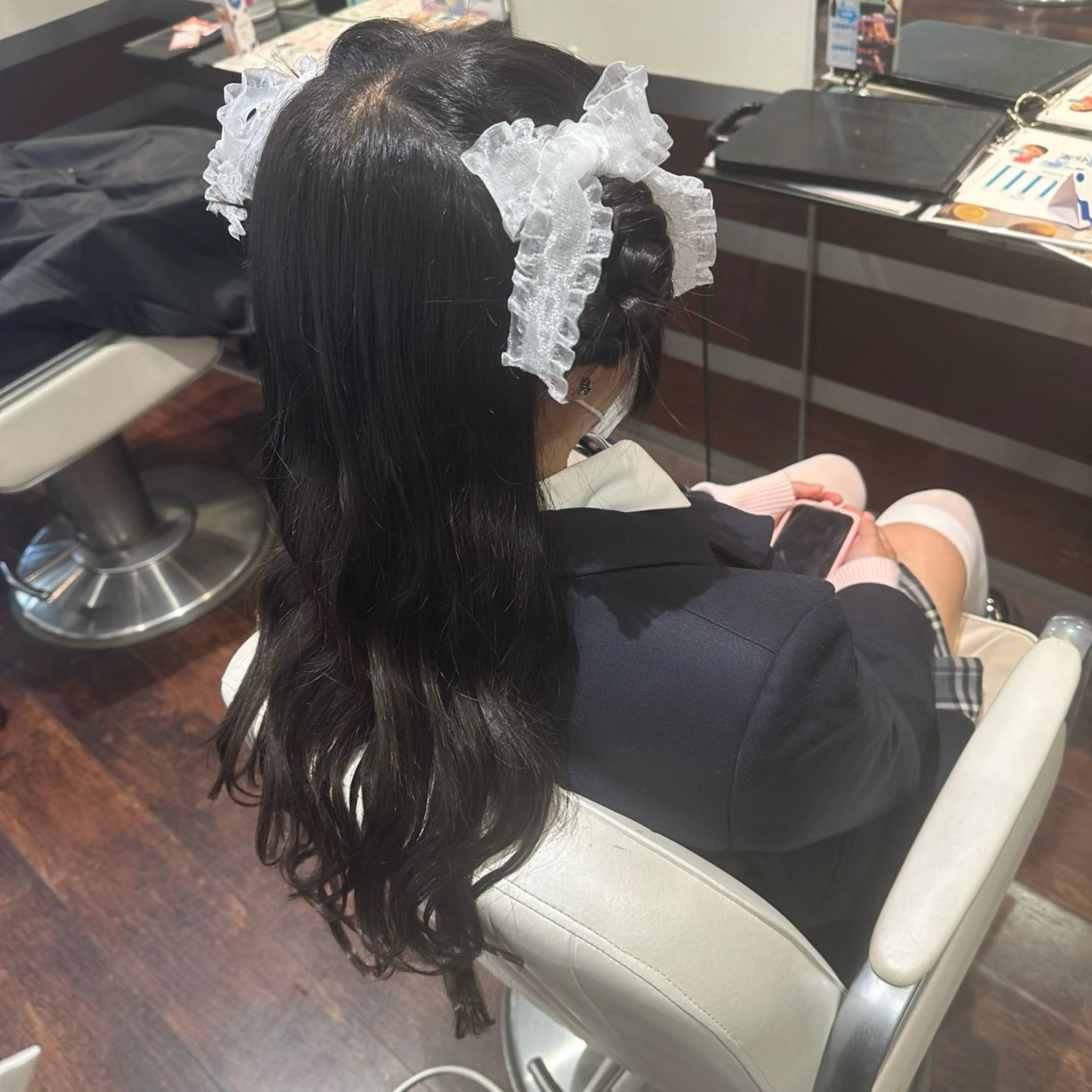 ロング ヘアアレンジ ヘアセット エクステ♡ヘアメ 内村麻衣のヘアスタイル