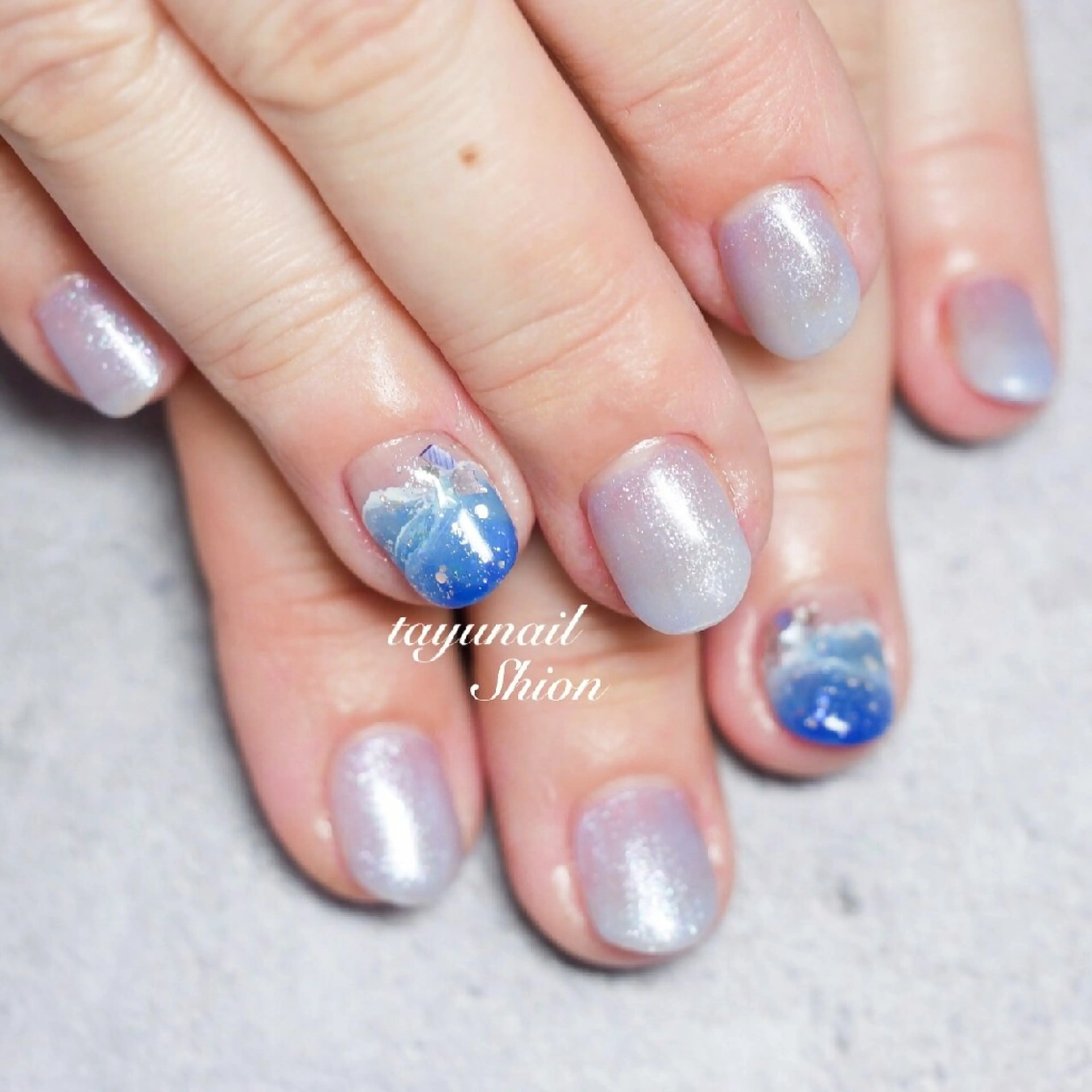 ネイル ジェルネイル グラデーション パラジェル ネイルサロン・ネイルスクール　たゆnail所属・ネイルサロン 【たゆnail】のネイルデザイン