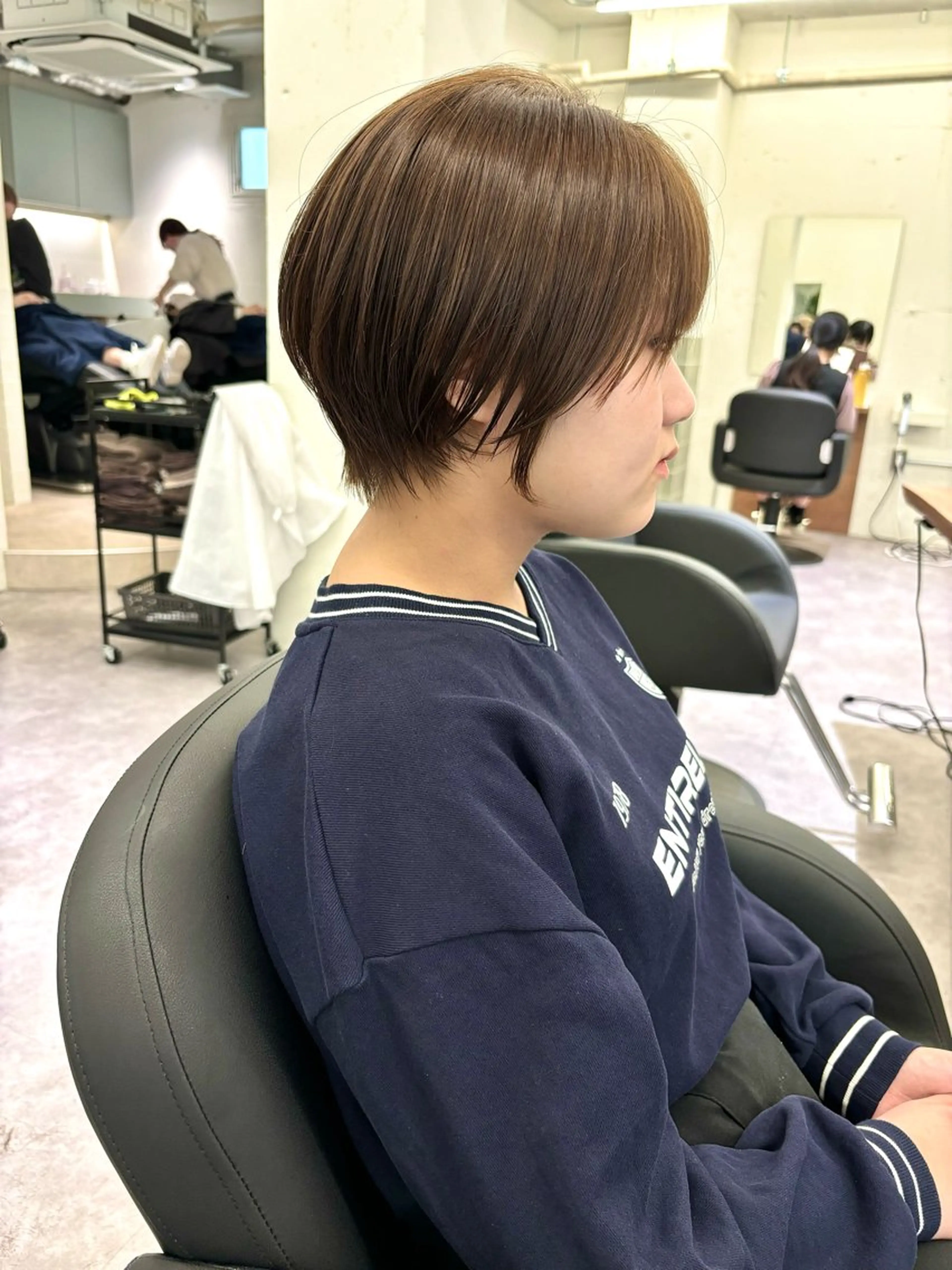 ショート くびれヘア ショートヘア カット ヘアカラー トリートメント 鈴村祐也/ショート /縮毛矯正のヘアスタイル