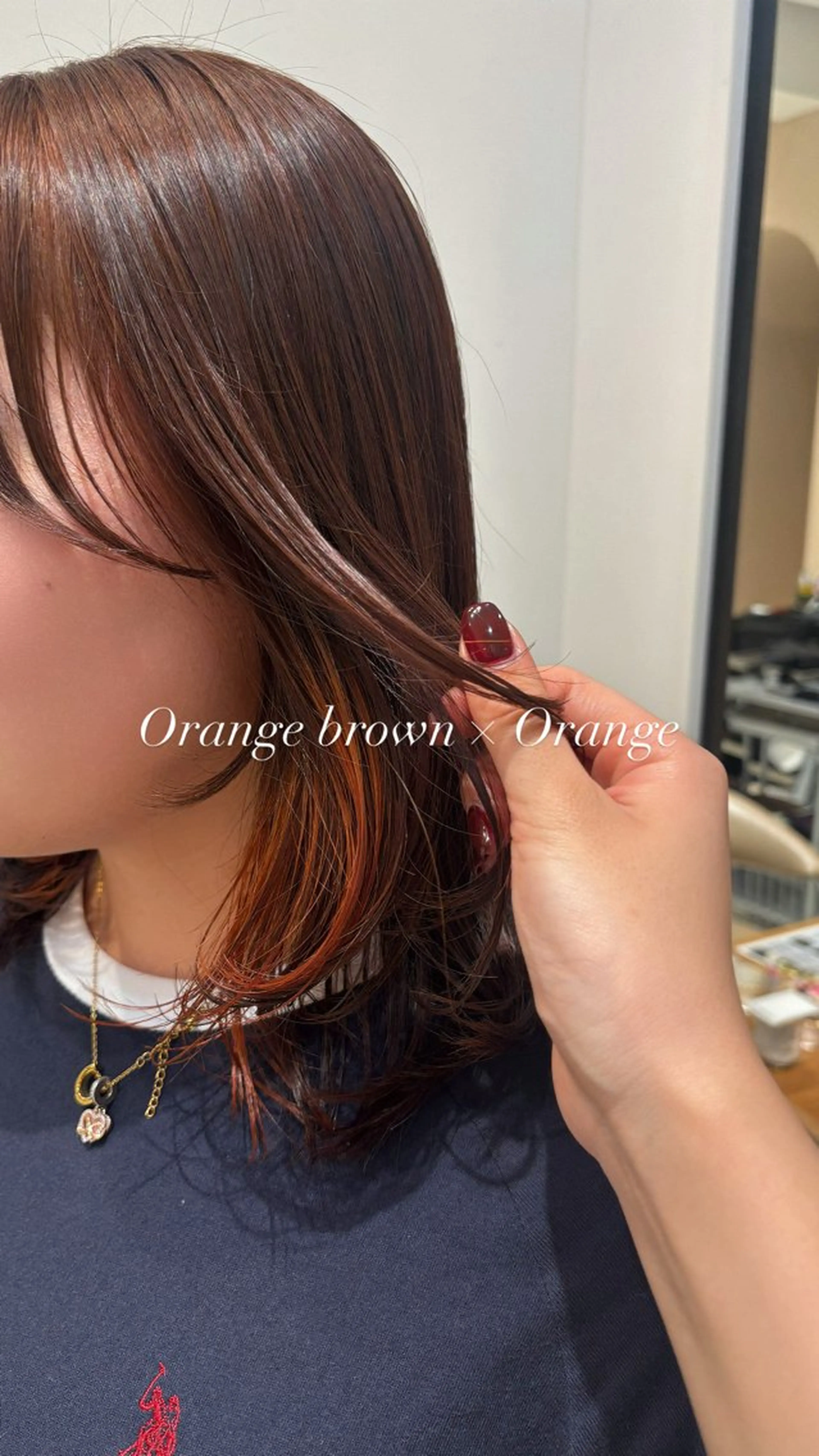 ミディアム カラー mino🌼🌈 ボブ/透明感カラーのヘアスタイル