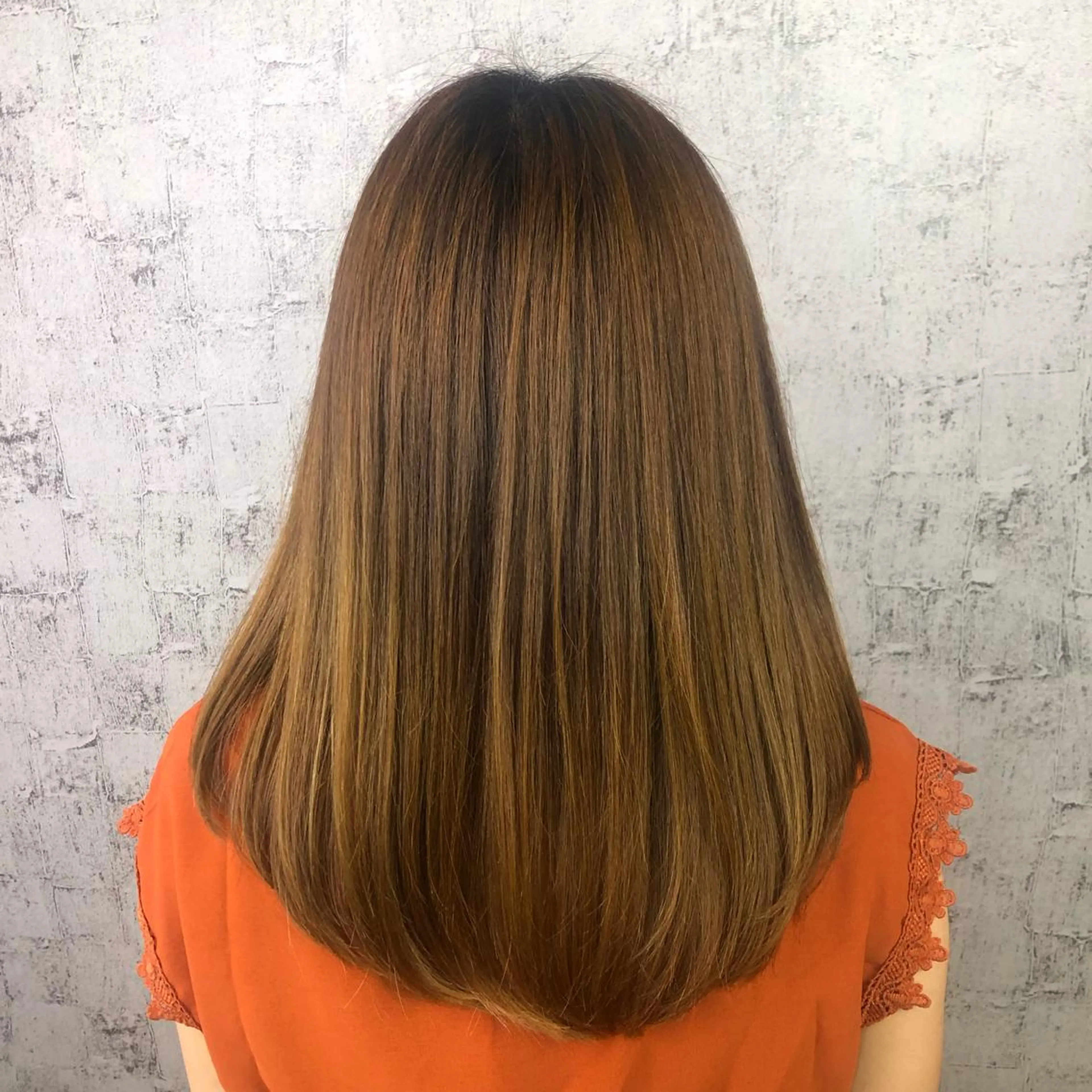 ロング 髪質改善 ベージュ/レイヤー カット🤍Rieのヘアスタイル