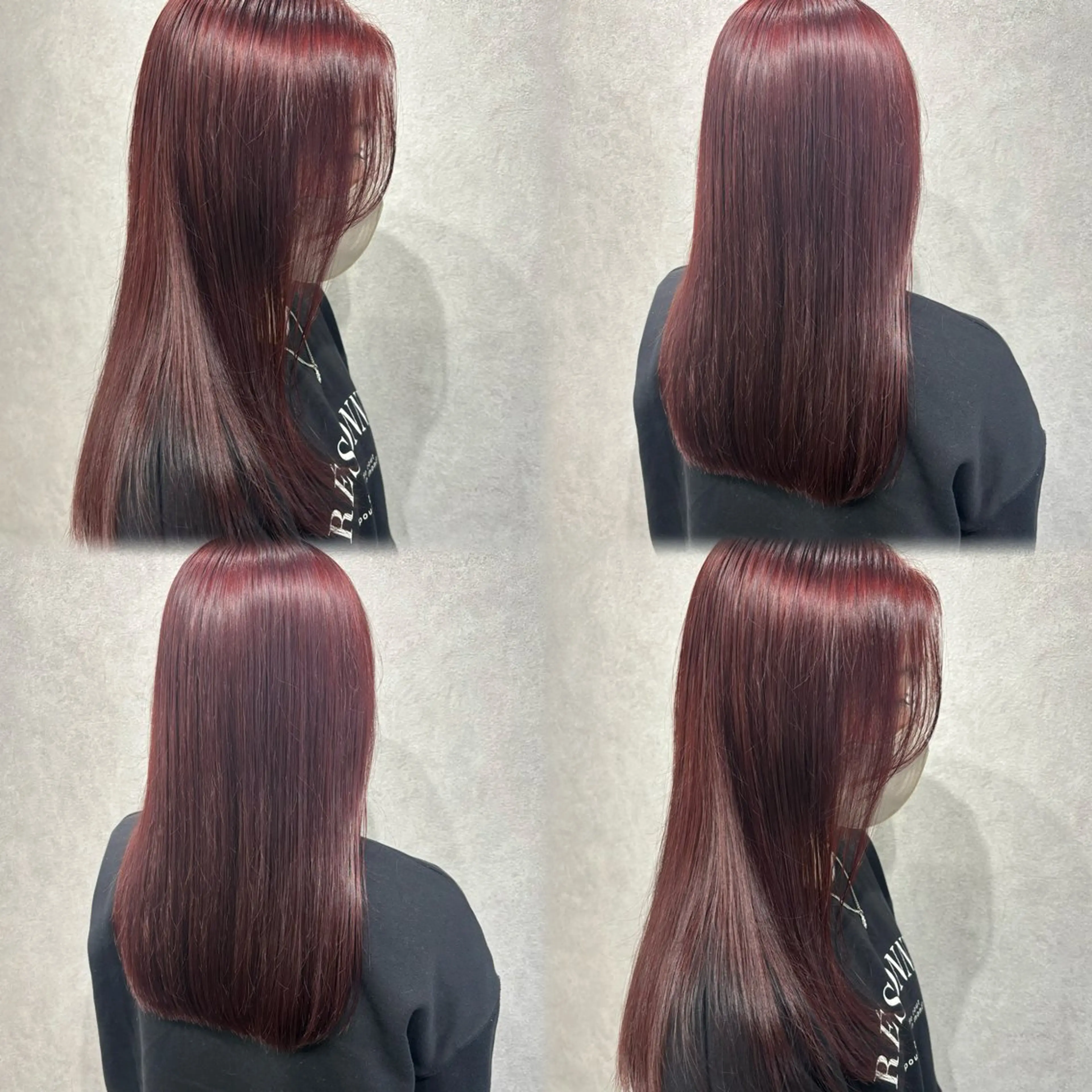 セミロング カラー 髪質改善ストレート /暖色カラー🎀🪞のヘアスタイル