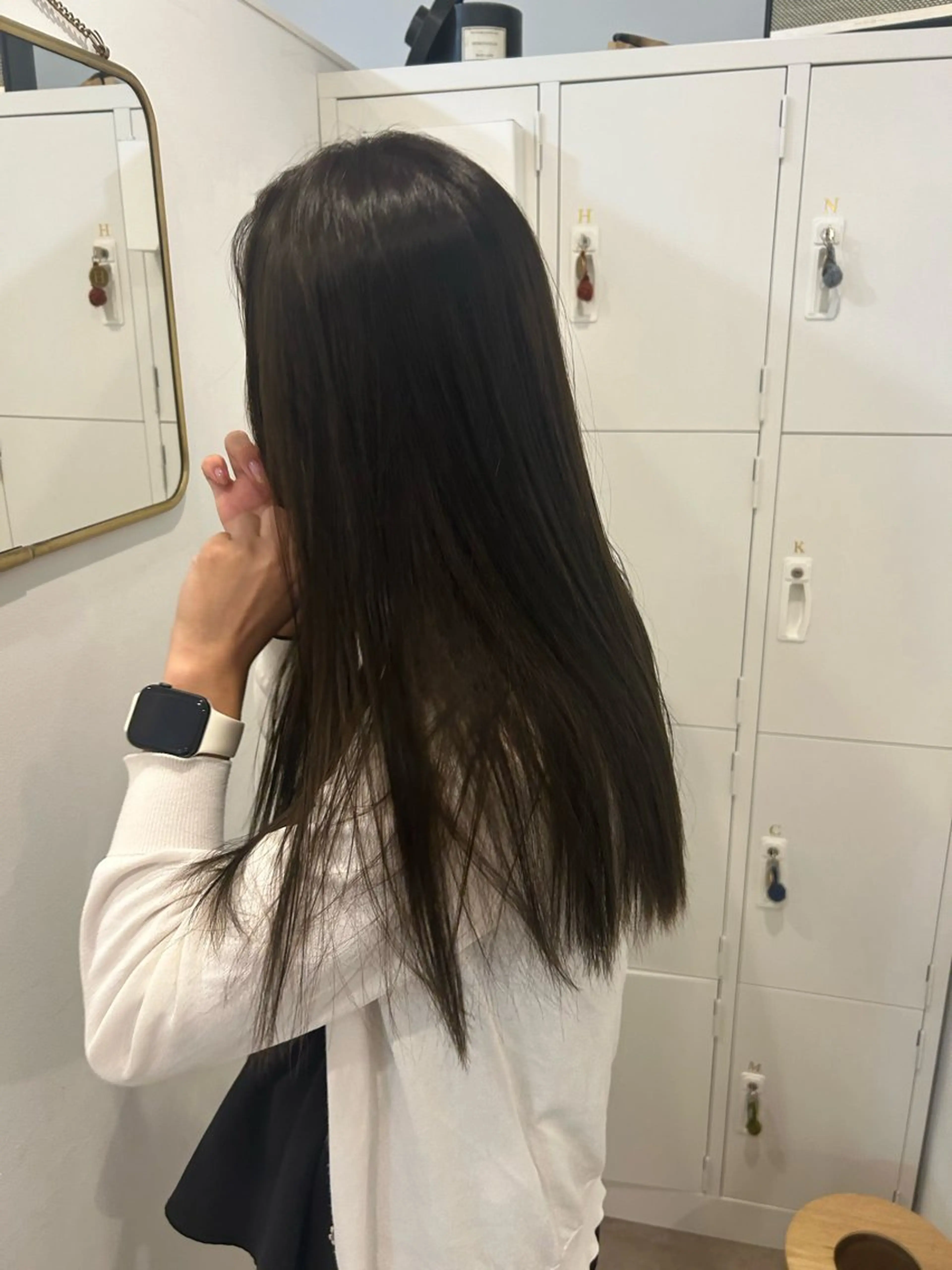 cut＋髪質改善straight(選べるaujuashampo🫧付き！)の写真