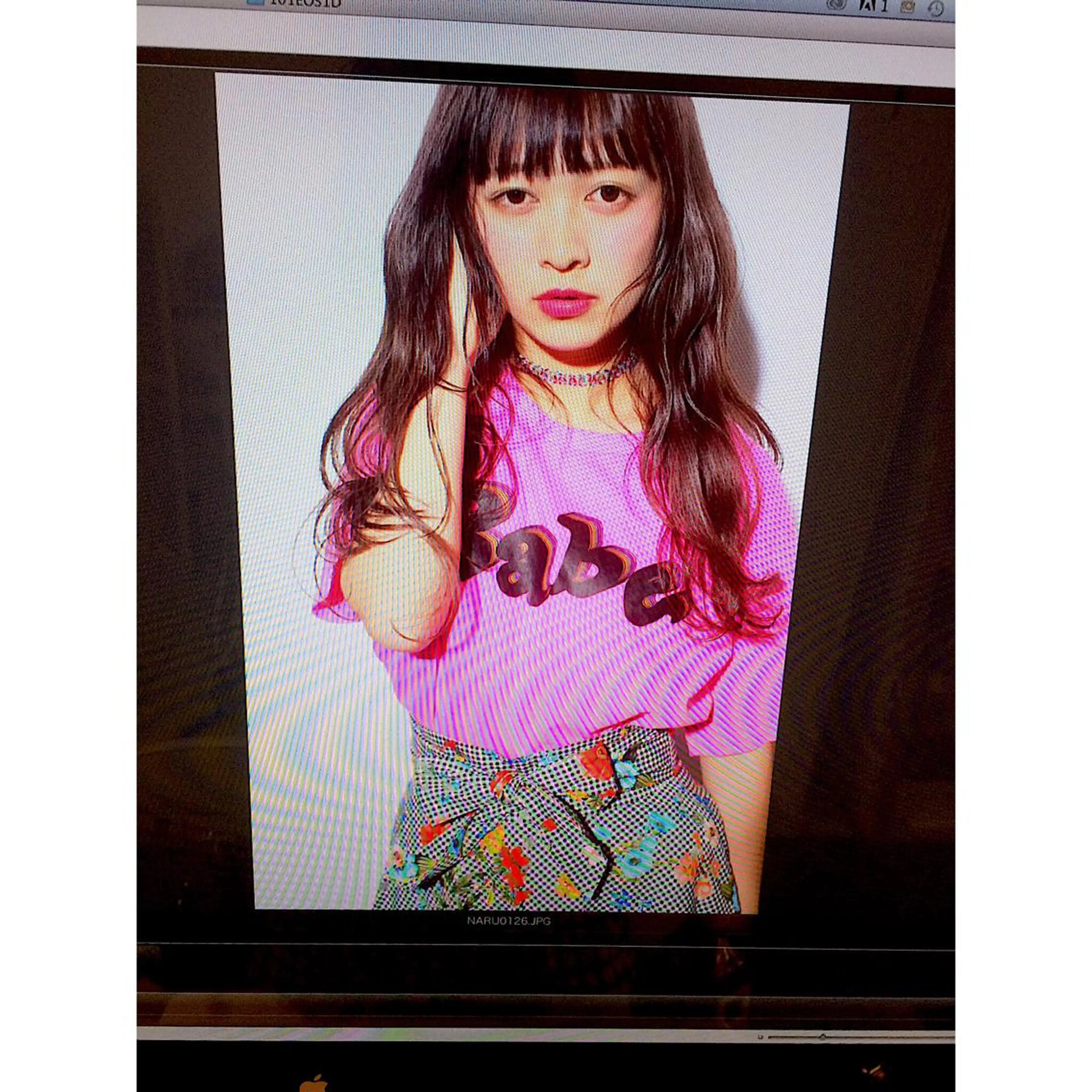 ロング カラー パーマ ヘアアレンジ ネイル マツエク・マツパ 藤井 菜緒のヘアスタイル