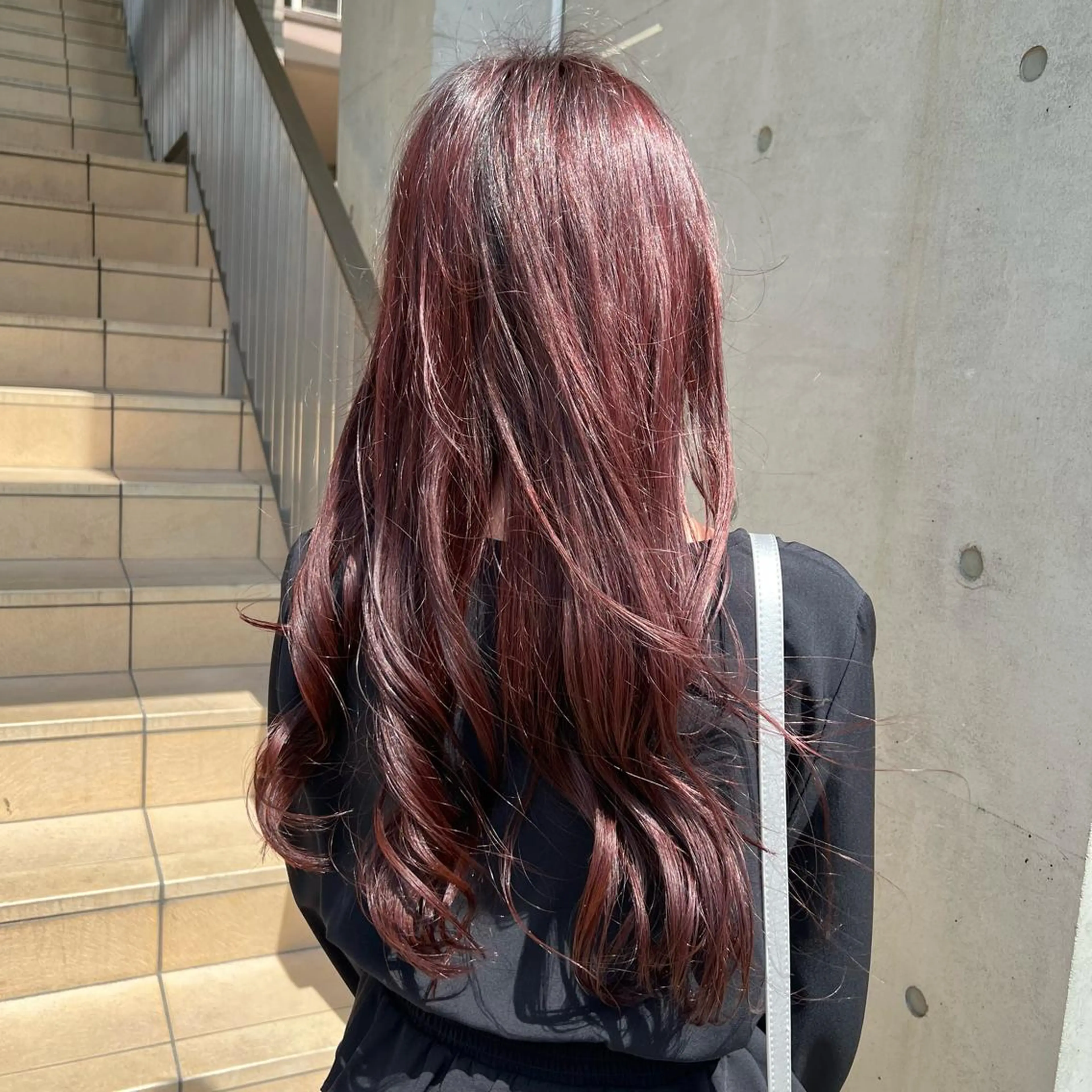 カラー ピンクカラー ヘアカラー トリートメント stylist 🐶内藤 成香のヘアスタイル