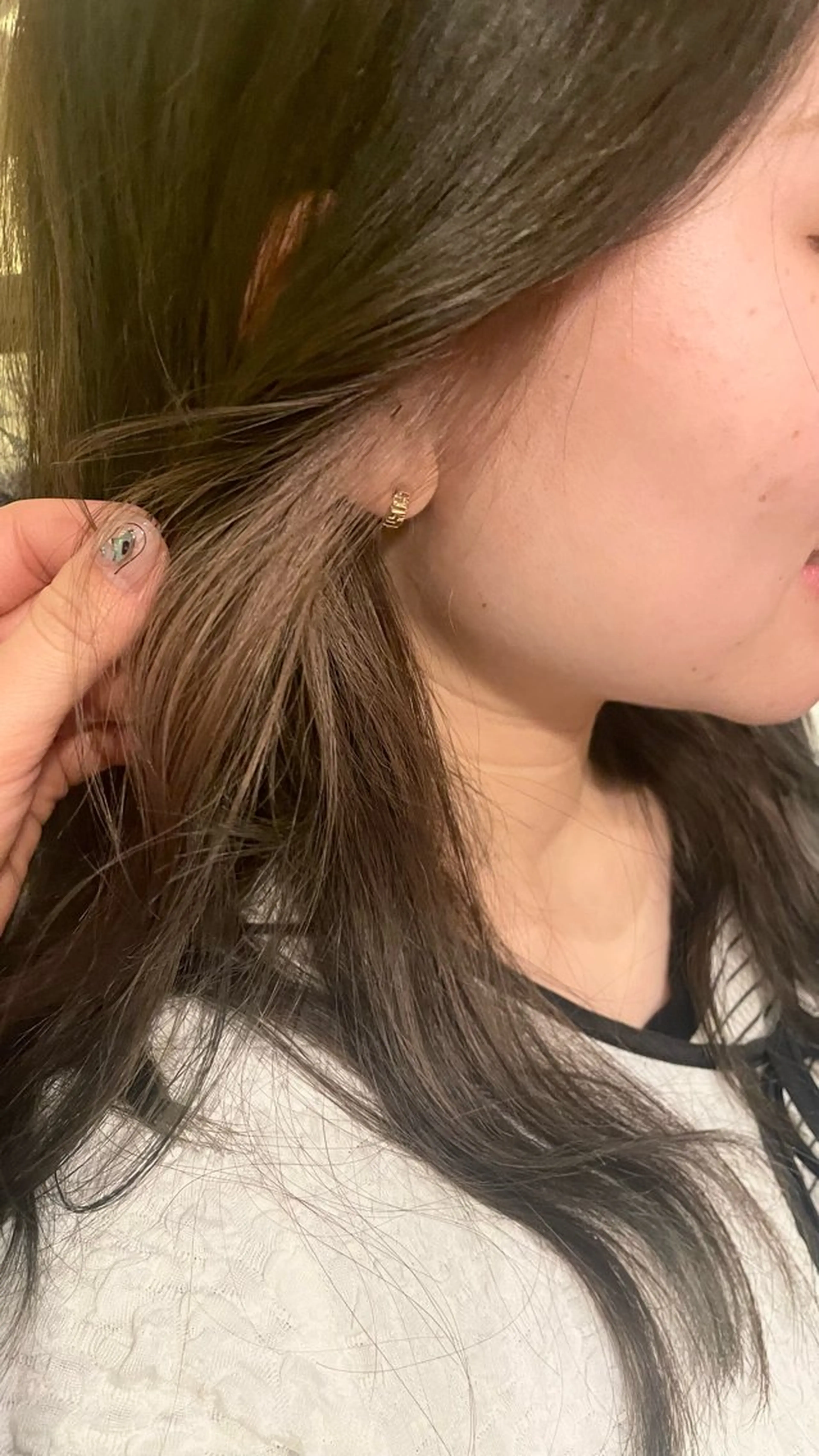 セミロング はやしだ あおいのヘアスタイル