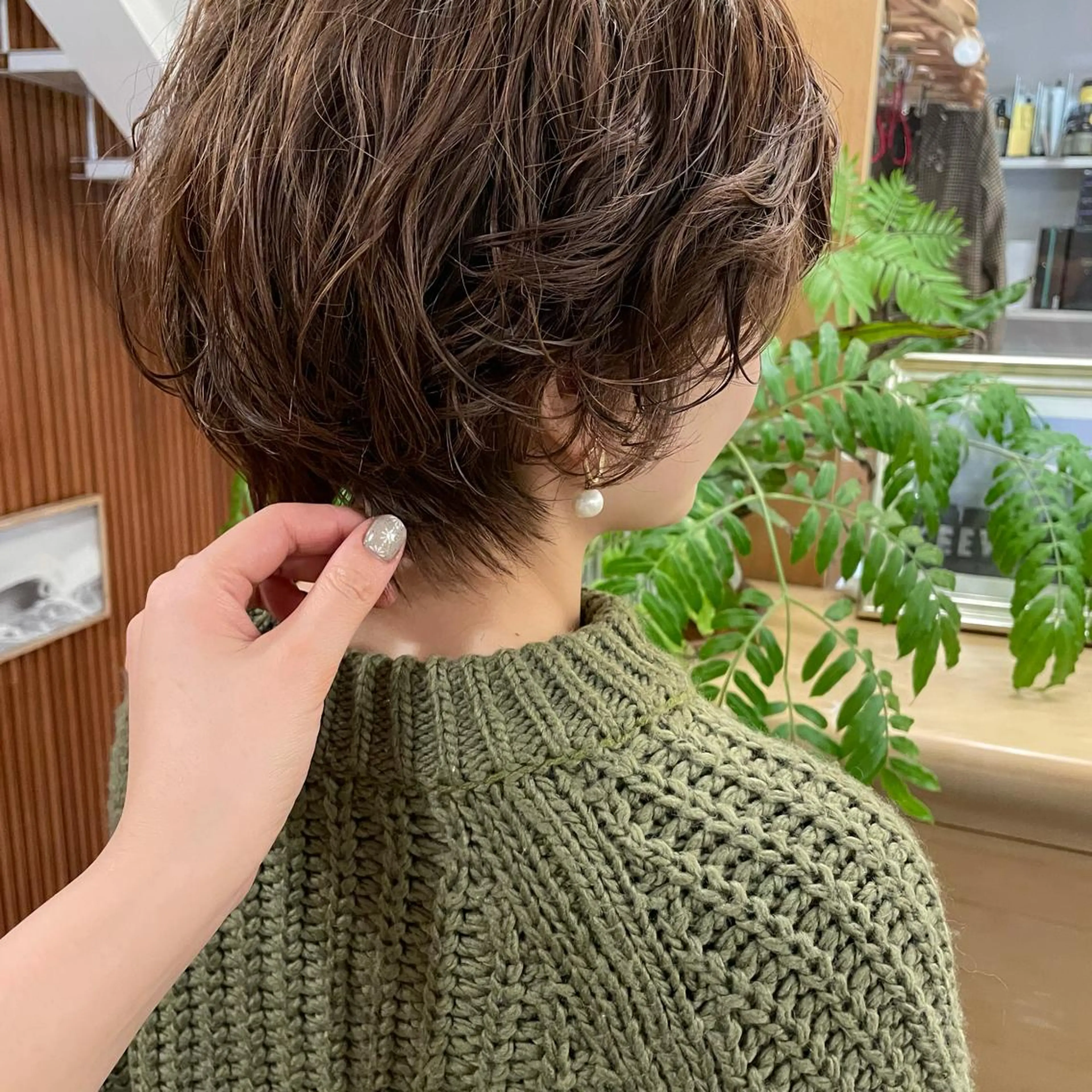 ショート カラー パーマ ハイライトカラー ハイライト ショートヘア 🍊mai🍊 似合わせスタイル🌿のヘアスタイル