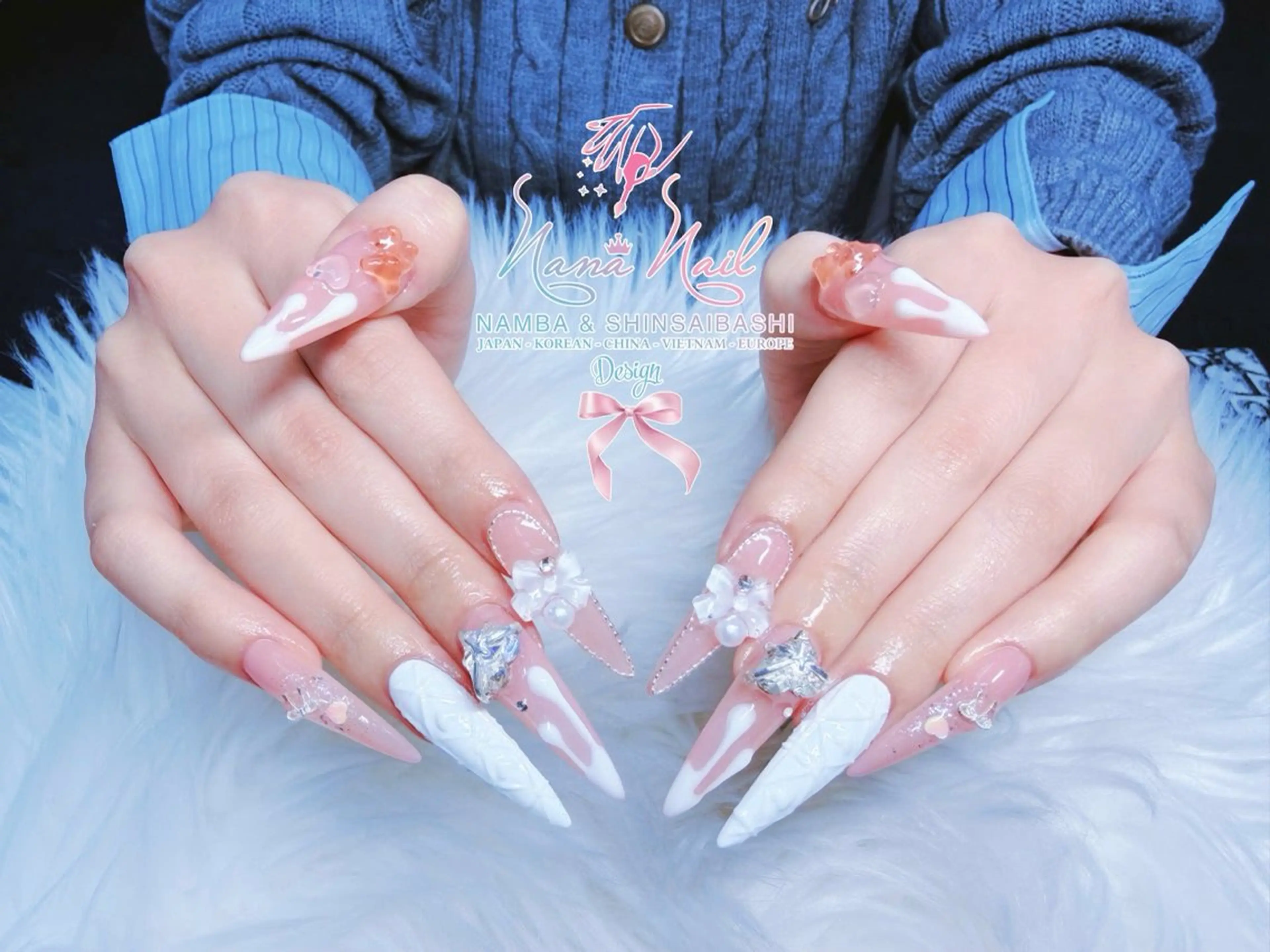 ネイル フットネイル ジェルネイル 持ち込み ネイルチップ ハンドネイル リナネイル 長堀橋店／東心斎橋店のネイルデザイン