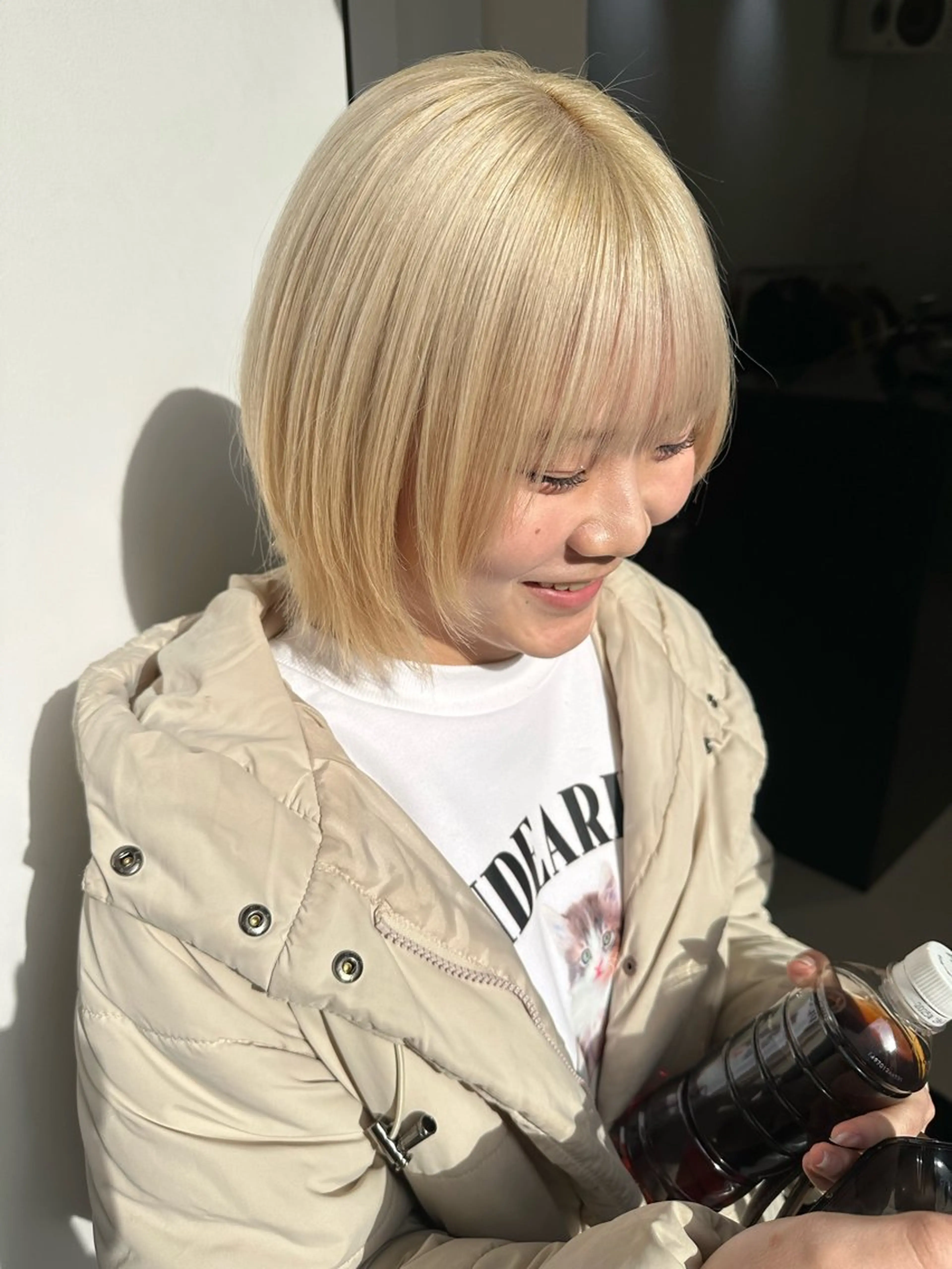 ショート カラー ヘアカラー トリートメント レイヤーカット/艶髪 ✨💭KIRARIのヘアスタイル