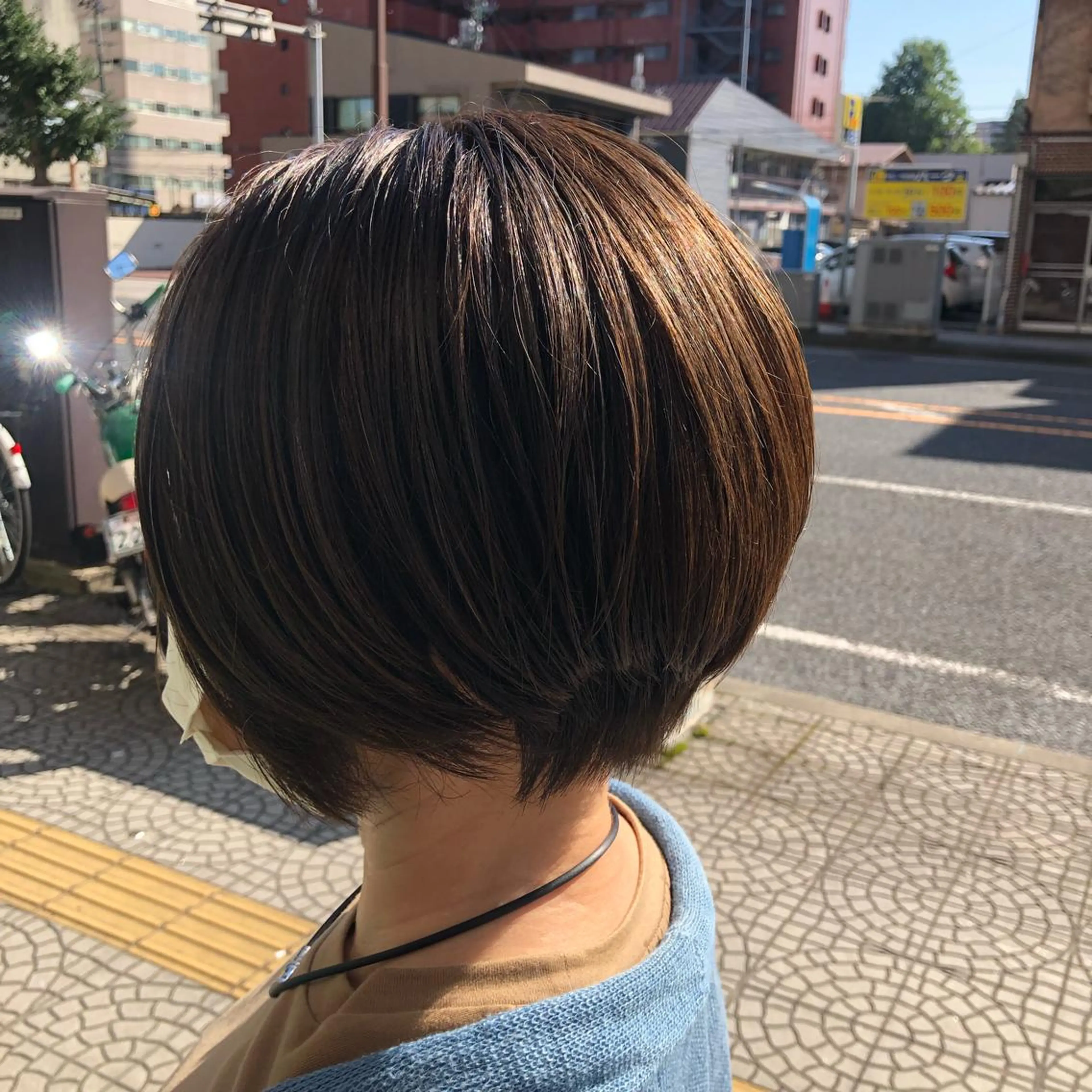 ショート ハイライト カット ヘアカラー Glanz hair所属・Glanz hair 坂牛匠のヘアスタイル