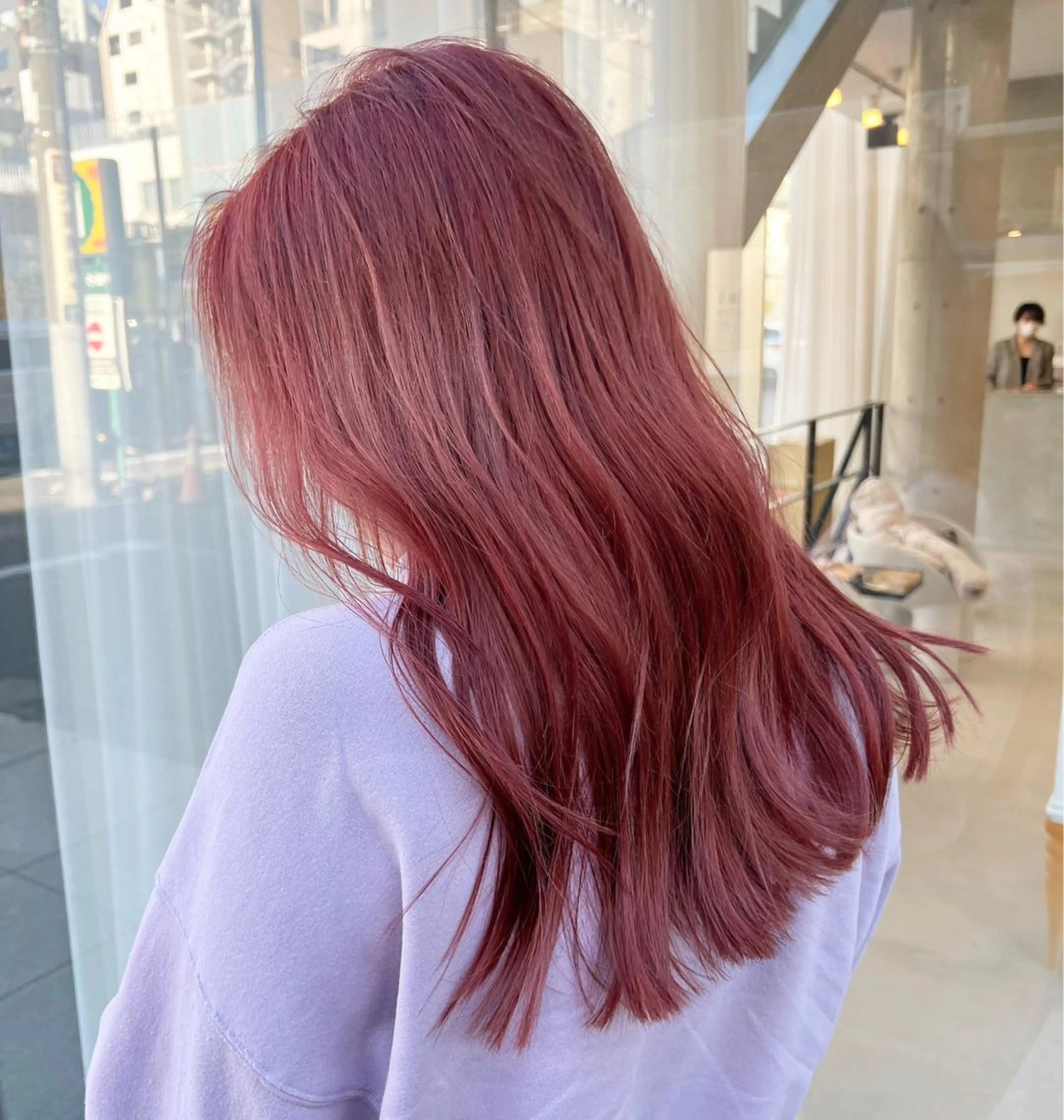 ロング 🤍🤍韓国ヘア おたけ🤍🤍のヘアスタイル