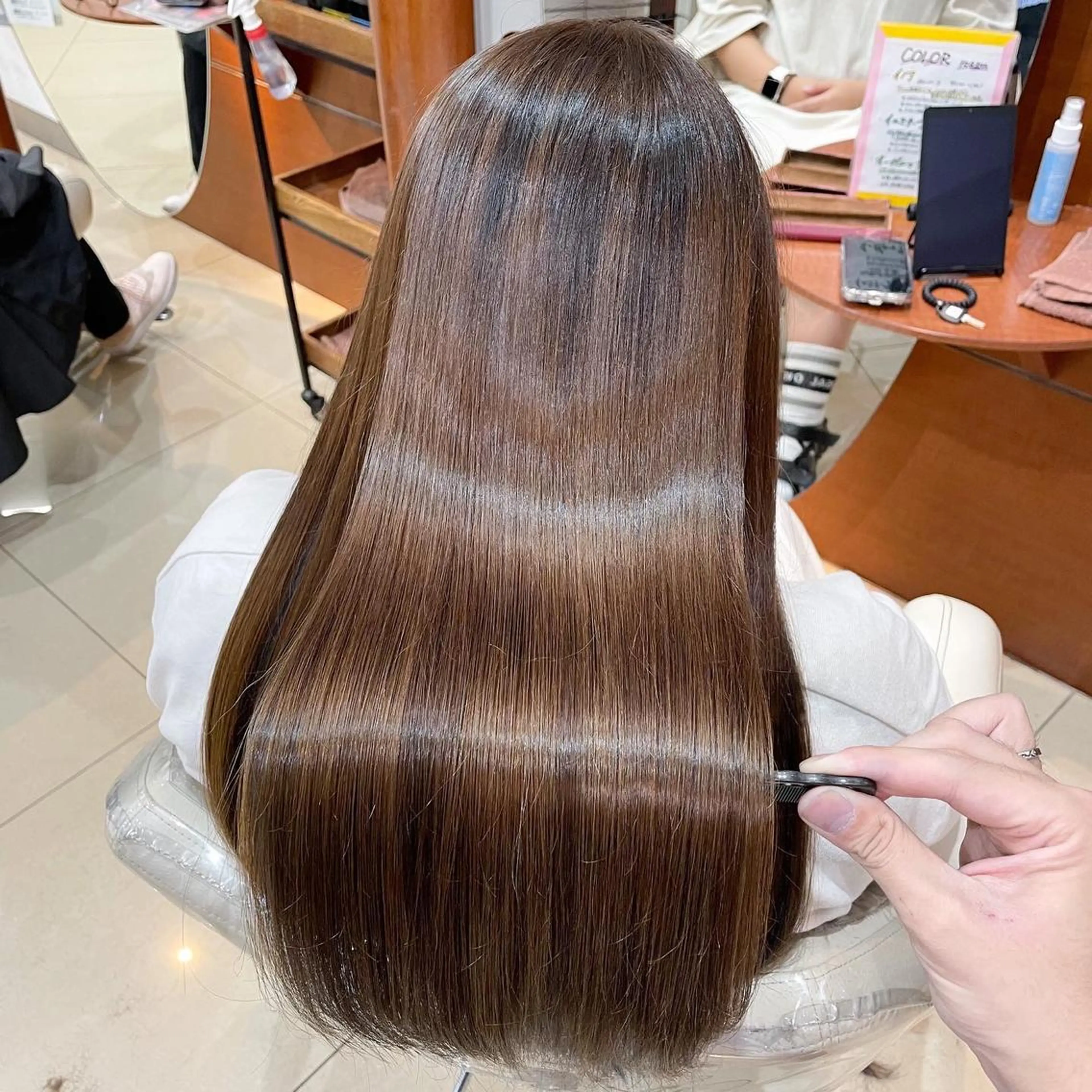 【髪質改善】縮毛矯正+トリートメント♡ うねる&広がる髪を抑える。の写真