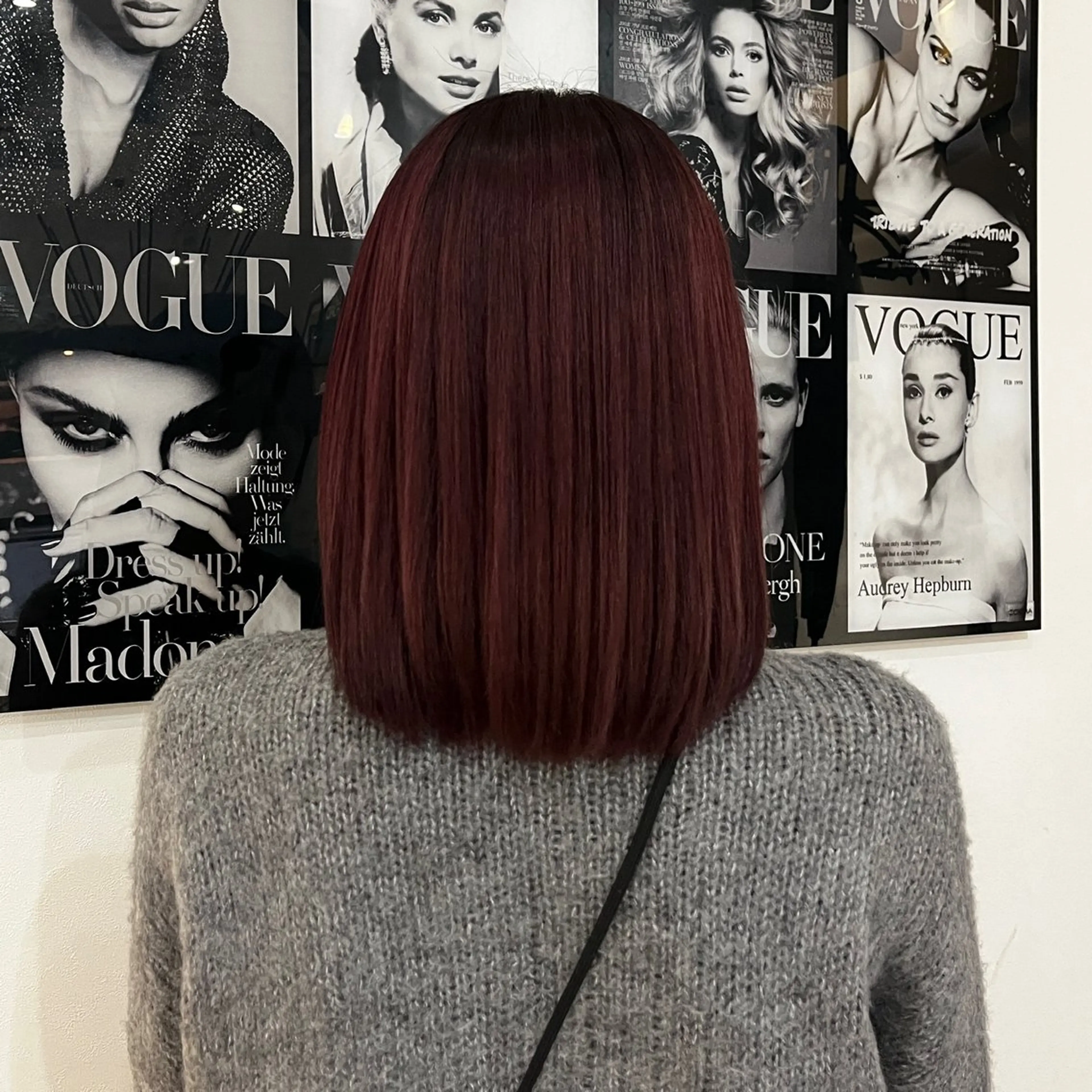 ミディアム カラー Lino　hair design所属・中村 美結のヘアスタイル