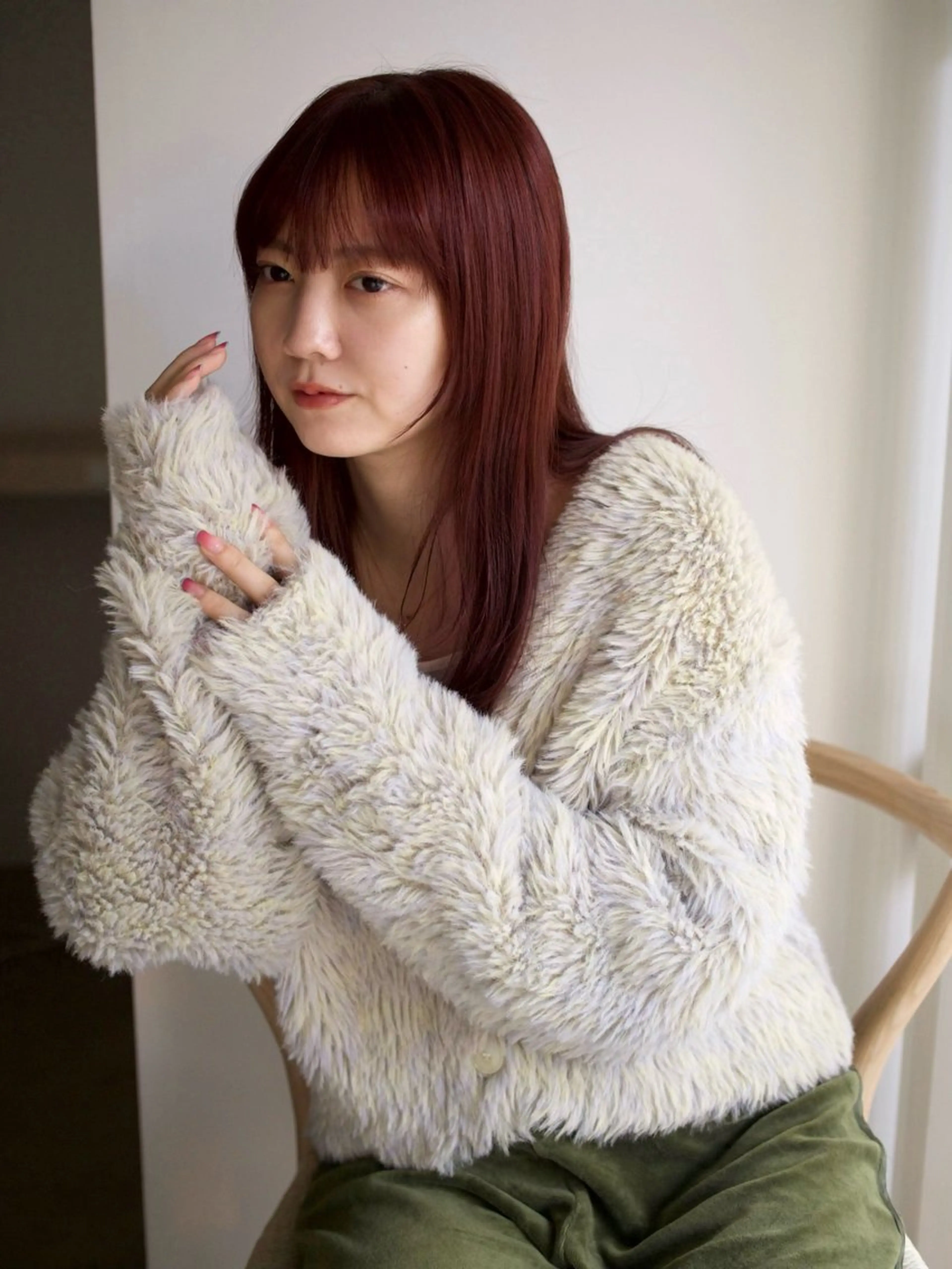 ロング カラー ヘアアレンジ レッドカラー 💖🌷越後 遥🌷💖のヘアスタイル