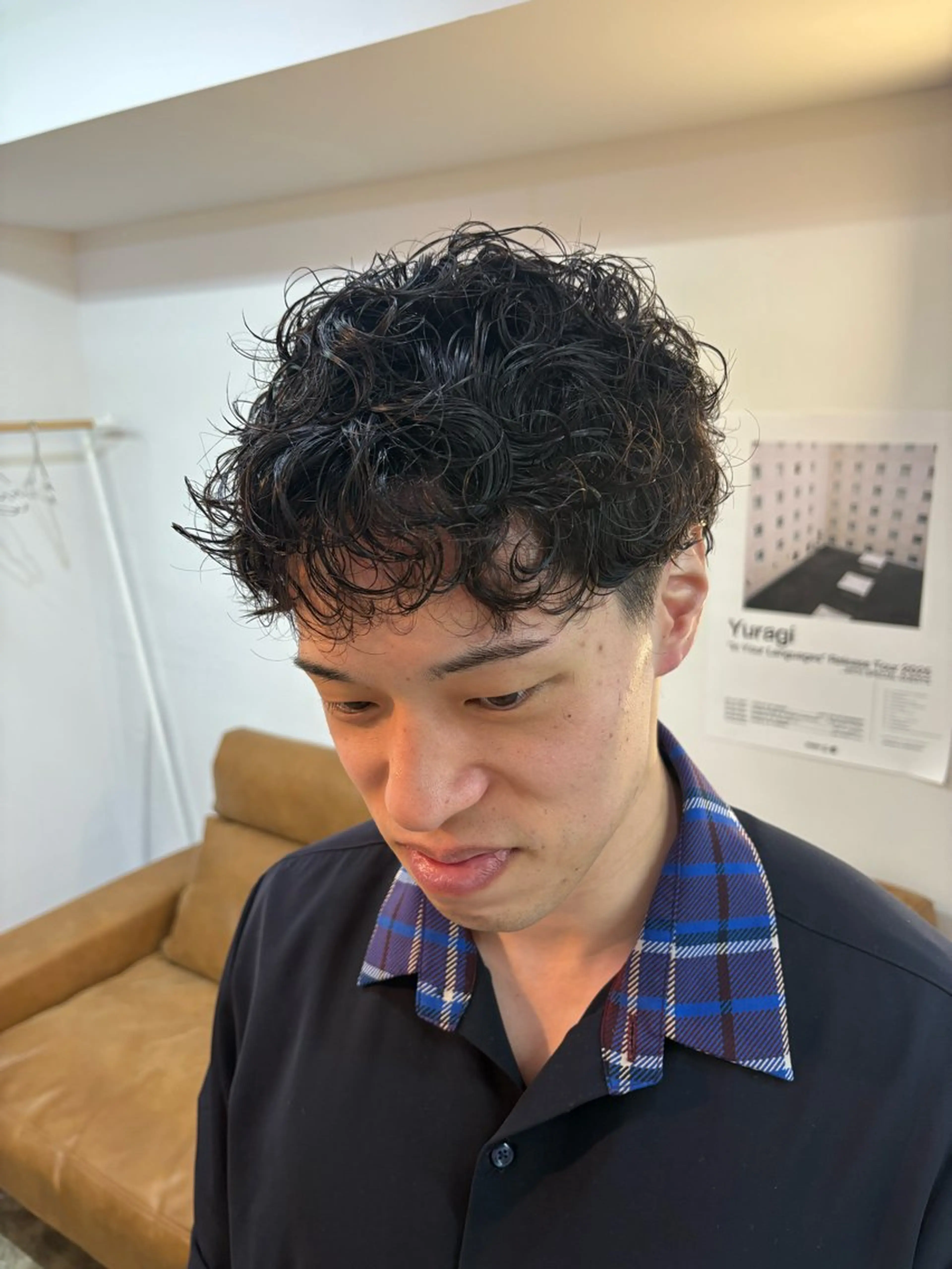 ショート パーマ メンズ メンズパーマ 金子 勇輔 メンズパーマ/心斎橋のヘアスタイル